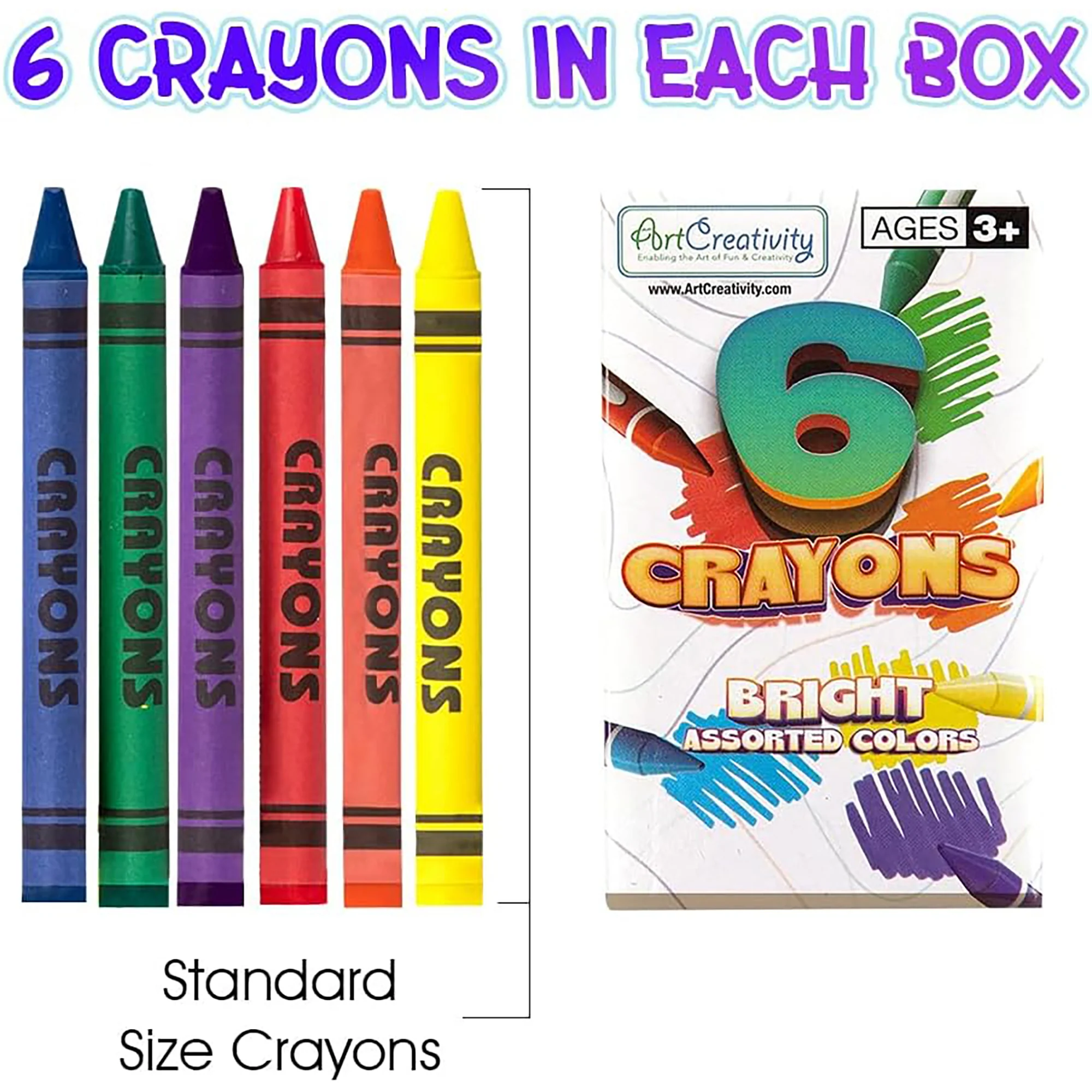 Craytastic! Color Carnival Crayon Bulk Set - 300 Piece Collection - Image 3