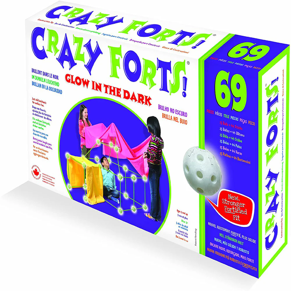 Crazy Forts Glow in the Dark Construction Kit