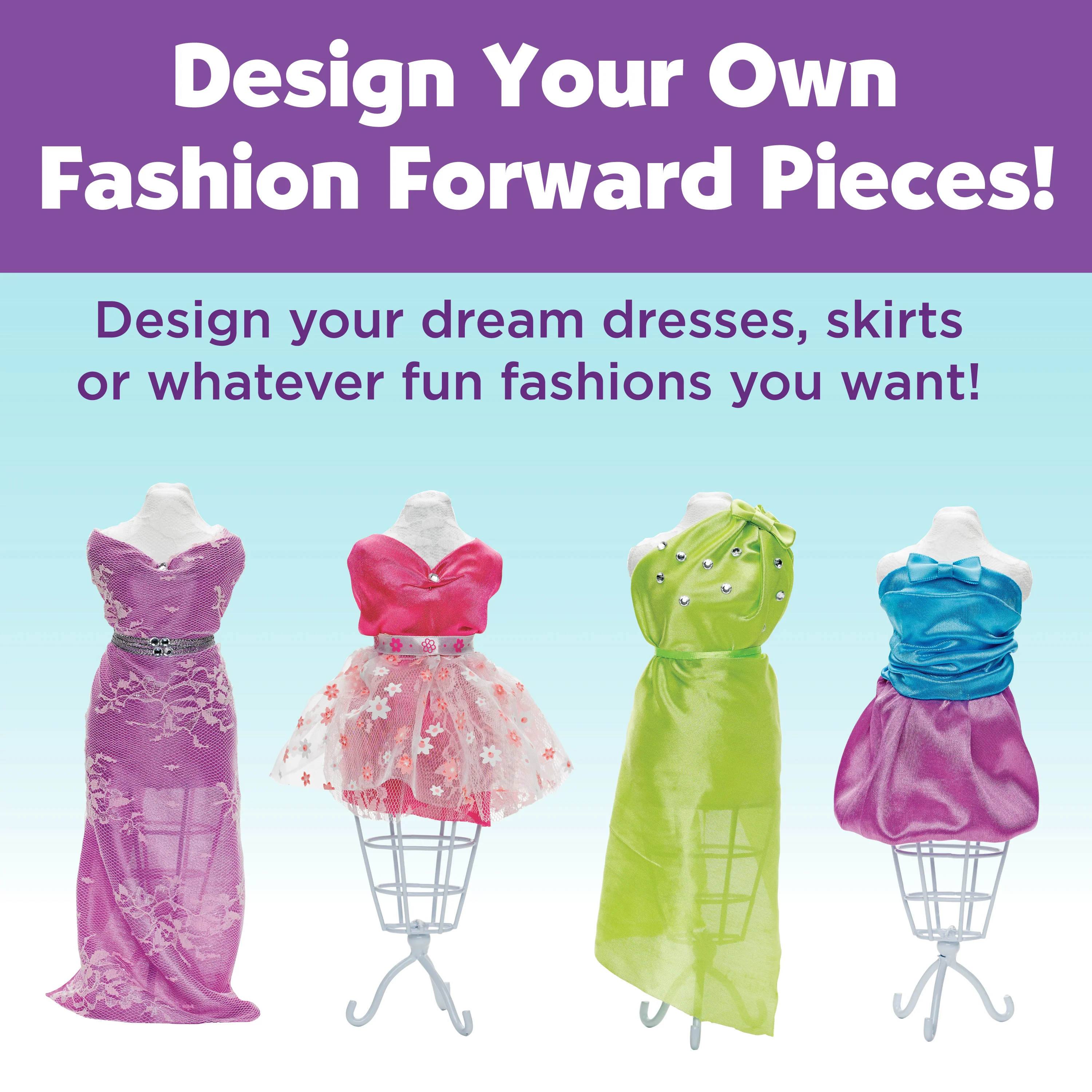 Creativity for Kids Designed by You Fashion Studio - Fashion Design Kit - Image 3