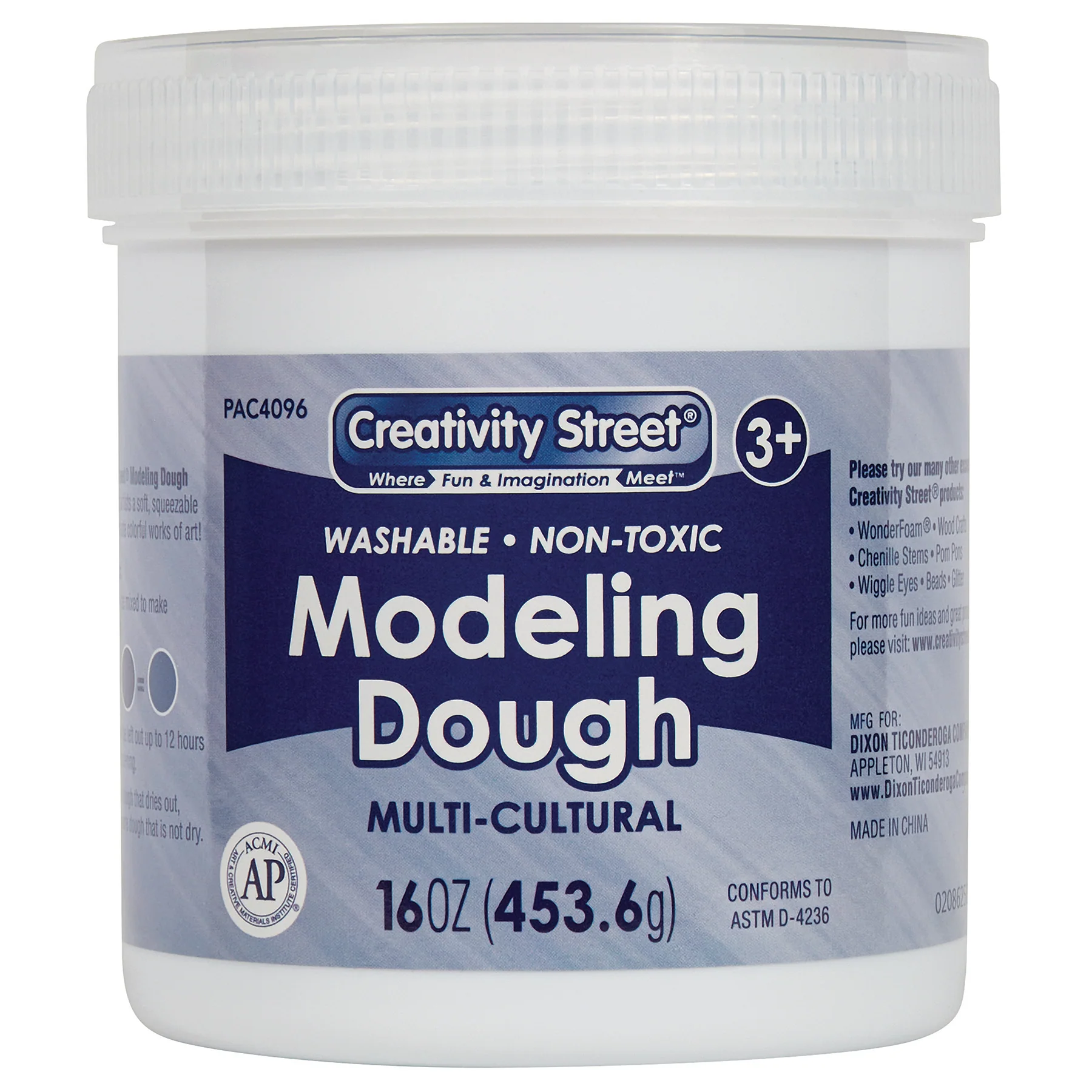 Creativity Street® Modeling Dough, 6 Multi-Cultural Assortment, 1 lb. Per Color, 6 Pieces - Image 6