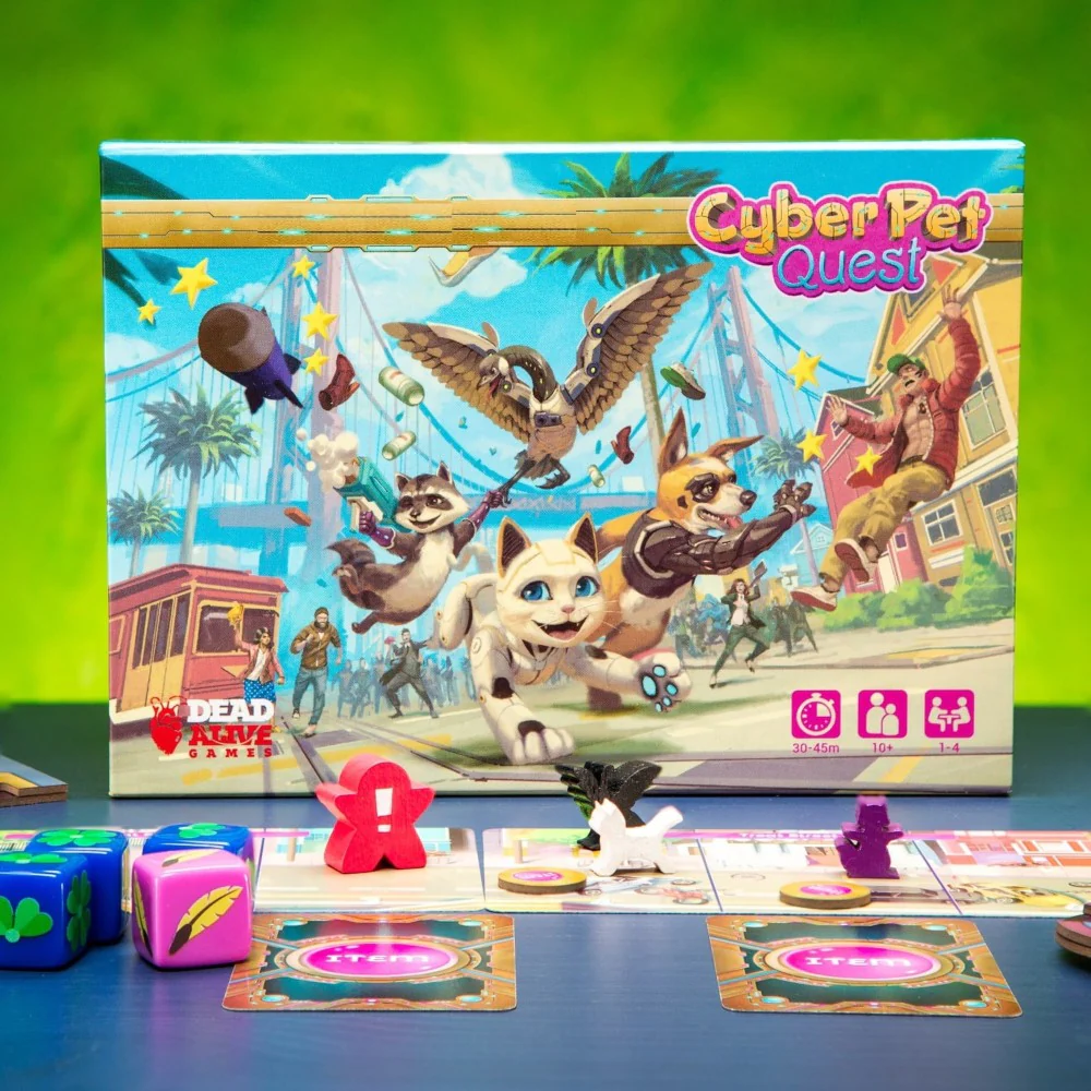 Cyber Pet Quest Adventure Cooperative Board Game for Ages 8+ - Image 4