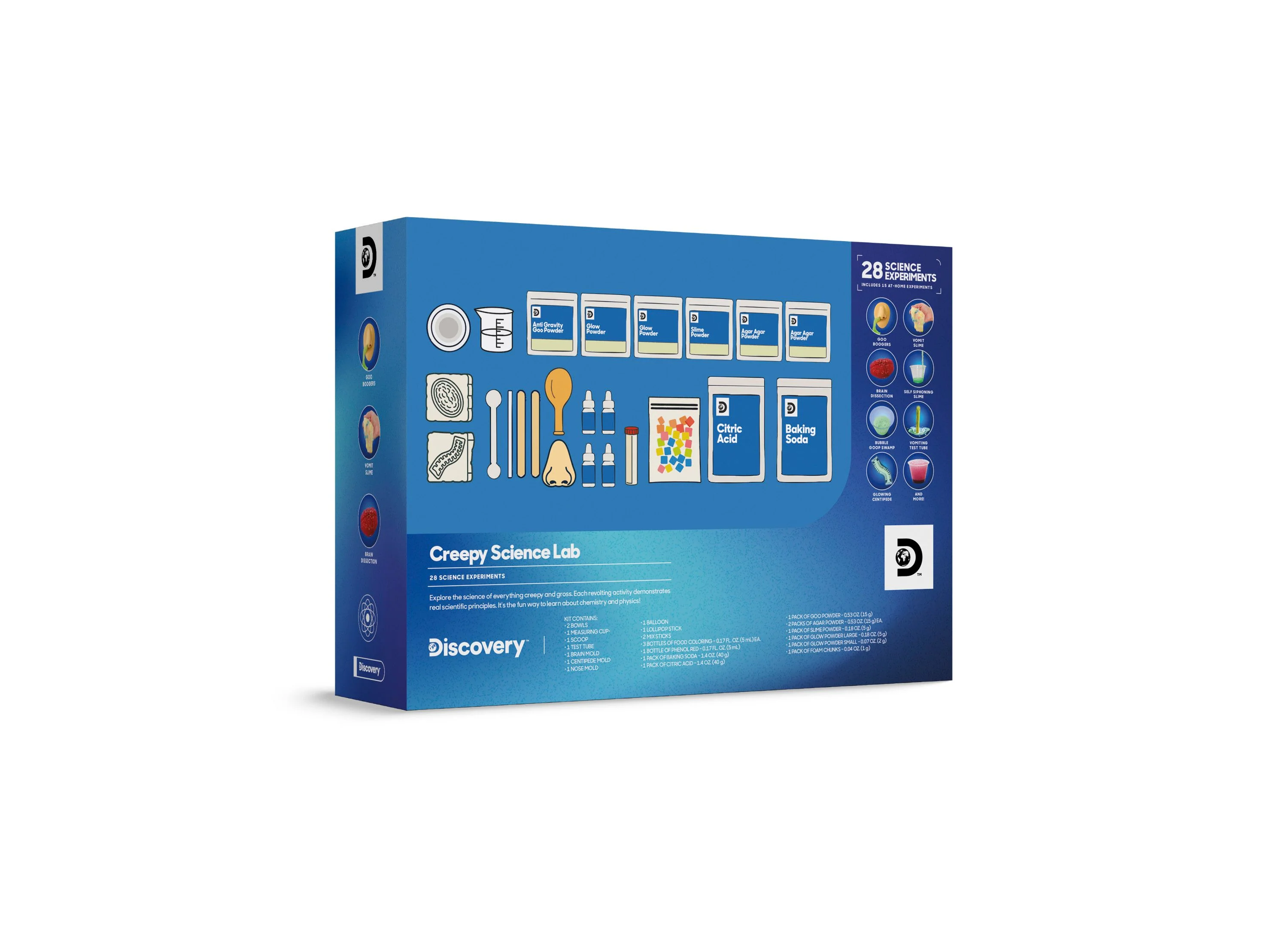 Discovery Kids Creepy Science Lab Kit With 28 Experiments - Image 4