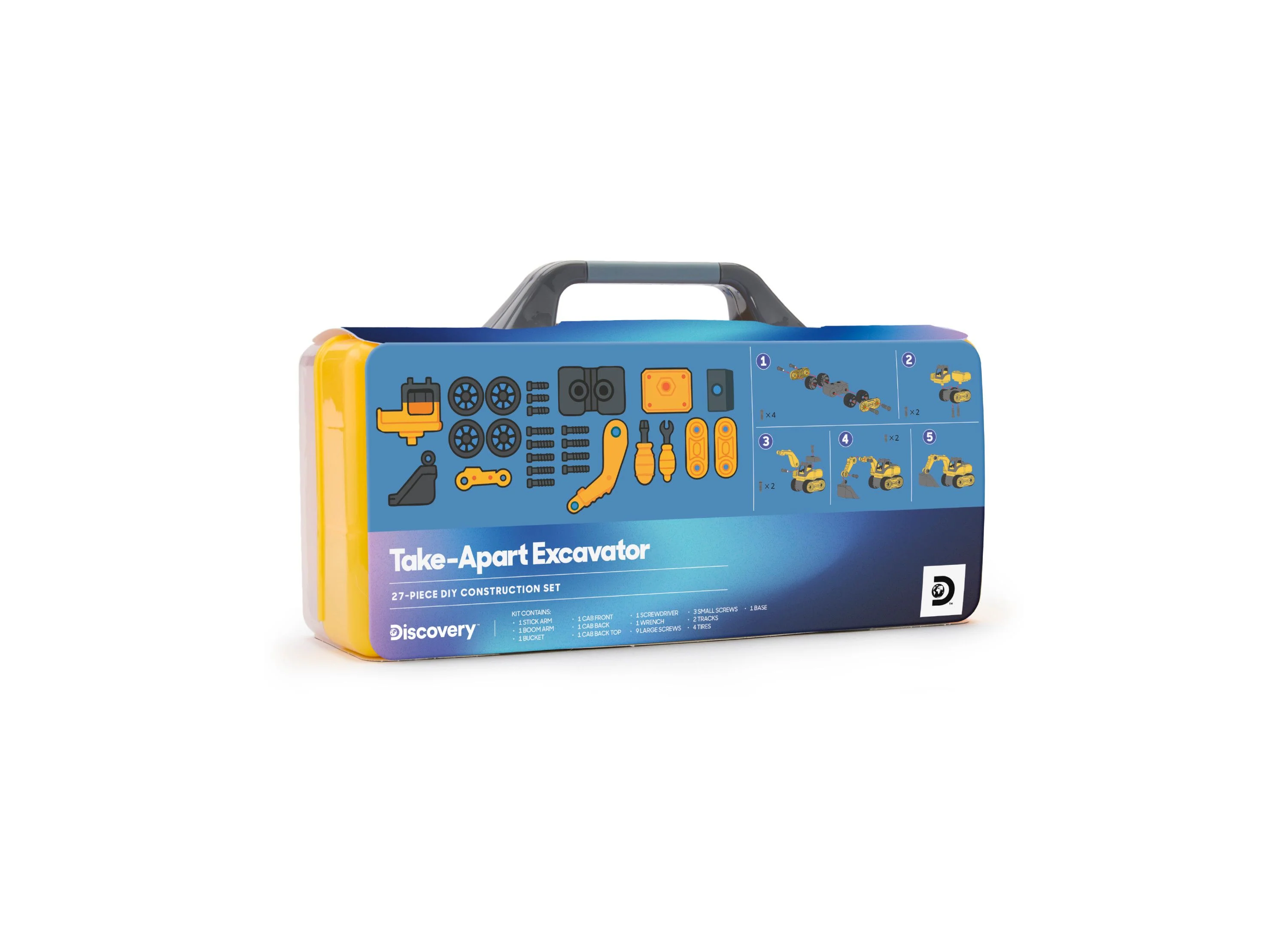 Discovery Kids Take Apart Excavator 27-Piece STEM Construction Set - Image 2