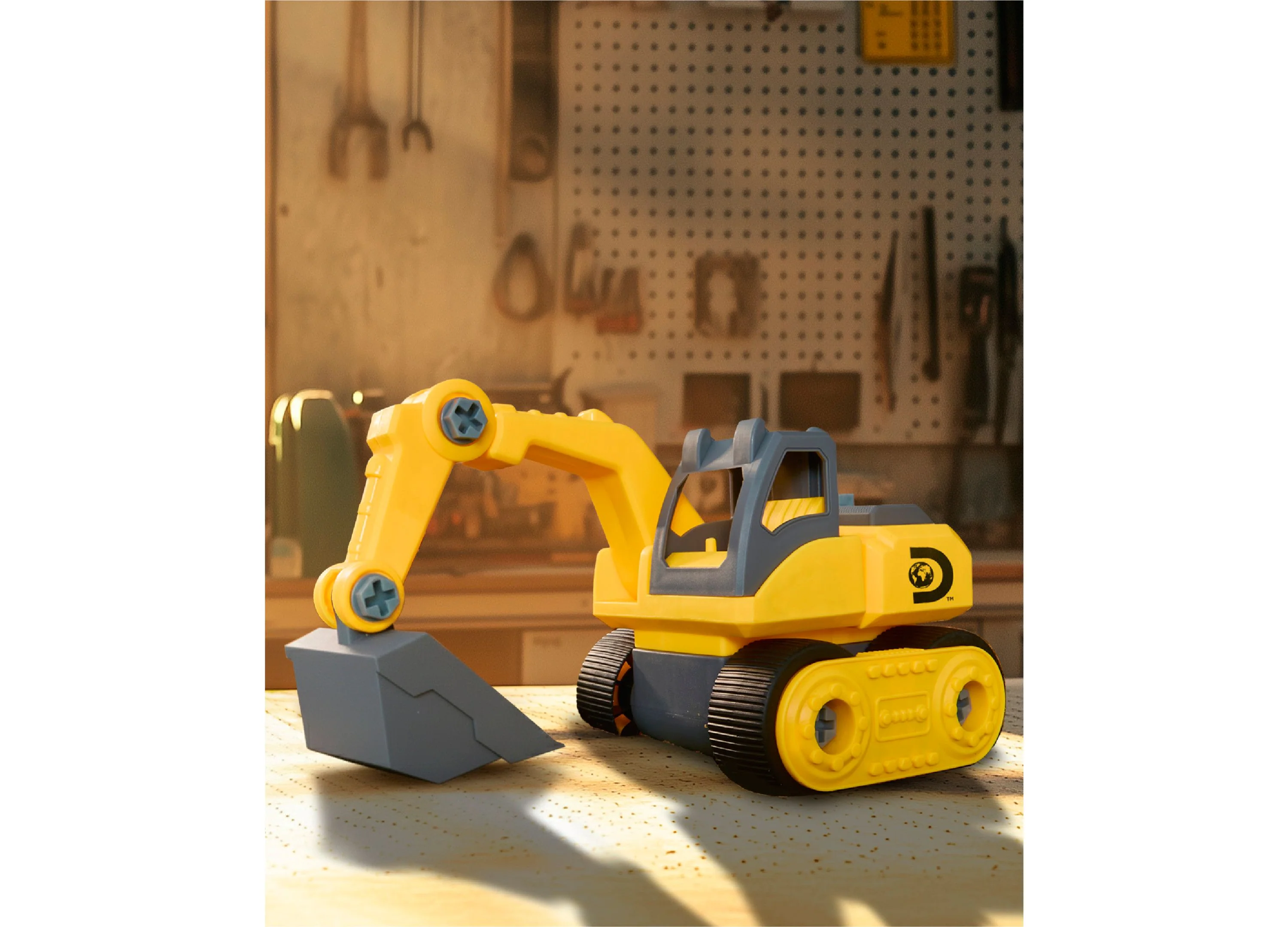 Discovery Kids Take Apart Excavator 27-Piece STEM Construction Set - Image 4