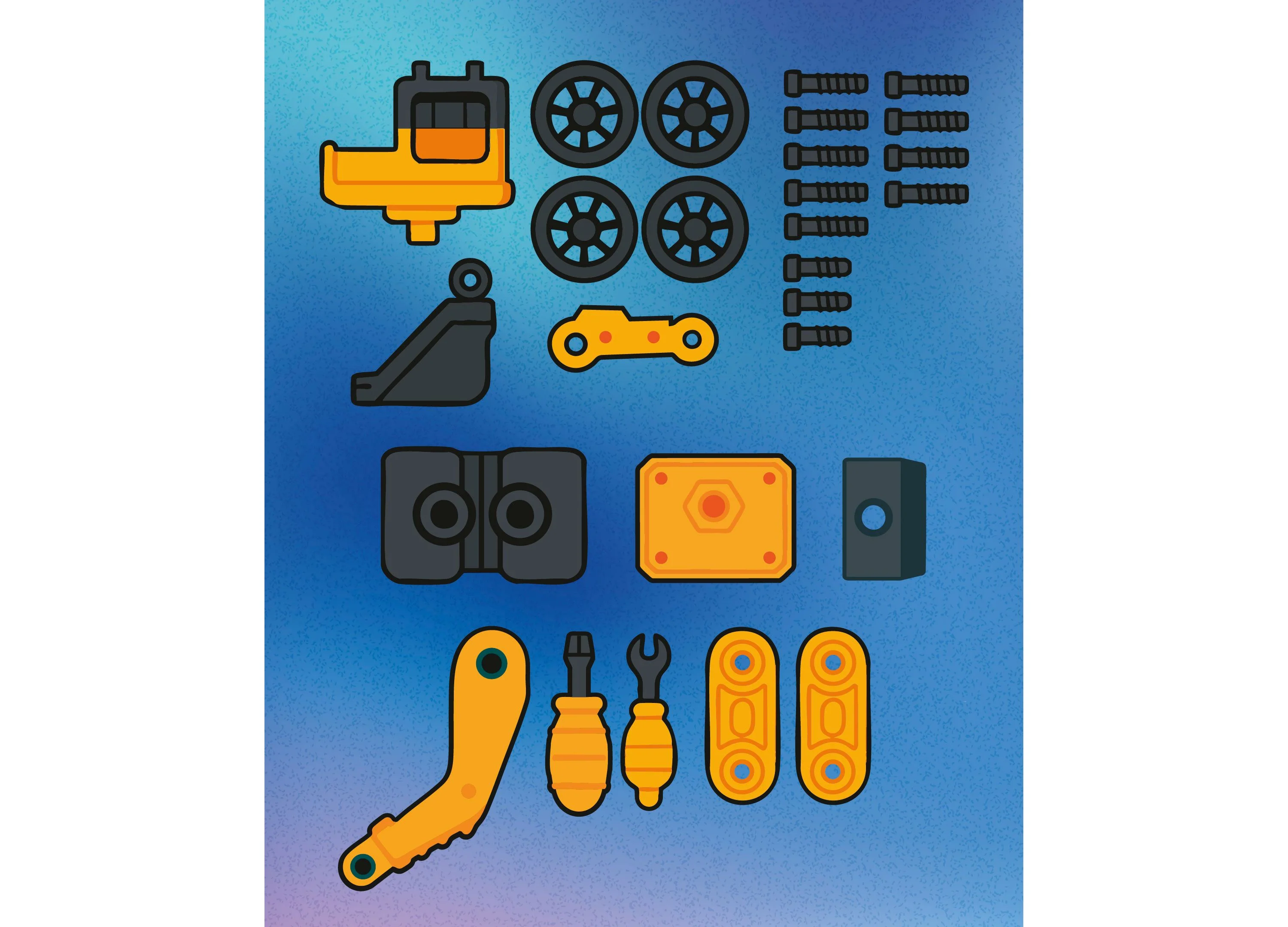 Discovery Kids Take Apart Excavator 27-Piece STEM Construction Set - Image 6