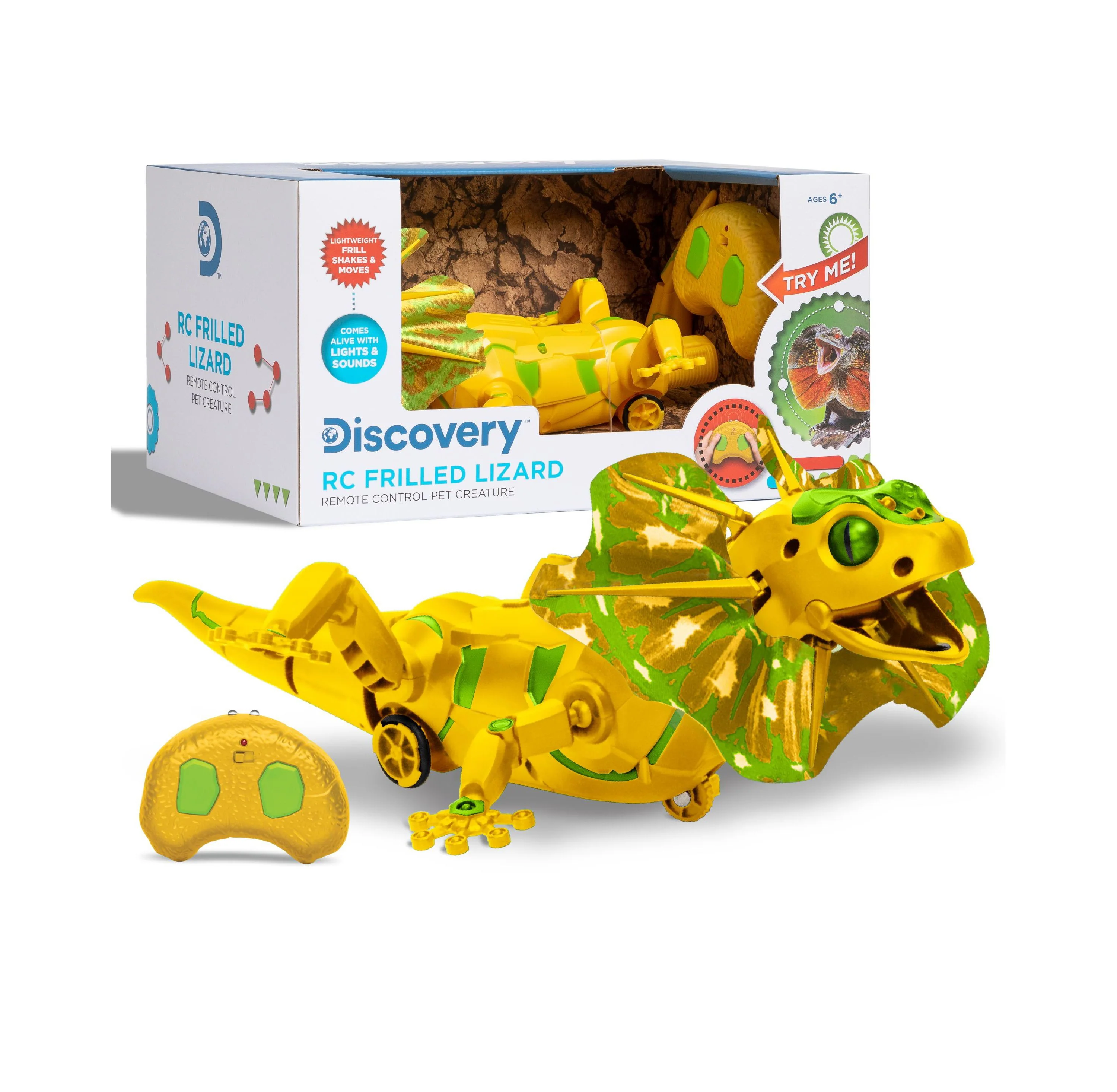 Discovery Kids Interactive RC Lizard with DIY STEM Learning - Image 3