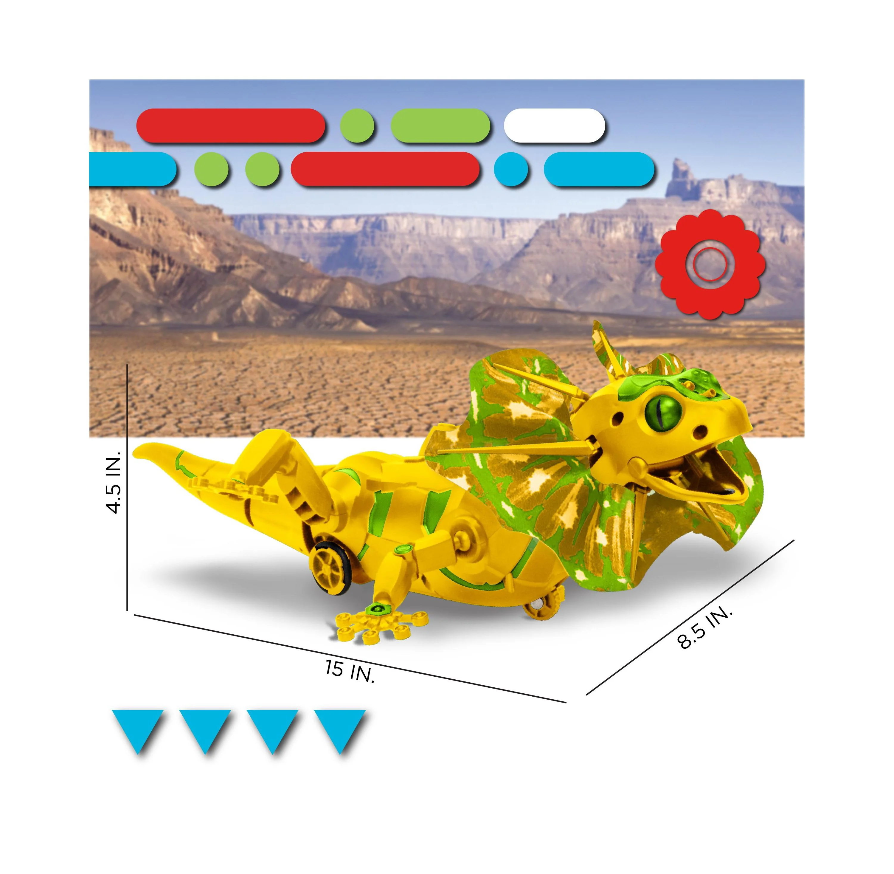 Discovery Kids Interactive RC Lizard with DIY STEM Learning - Image 6