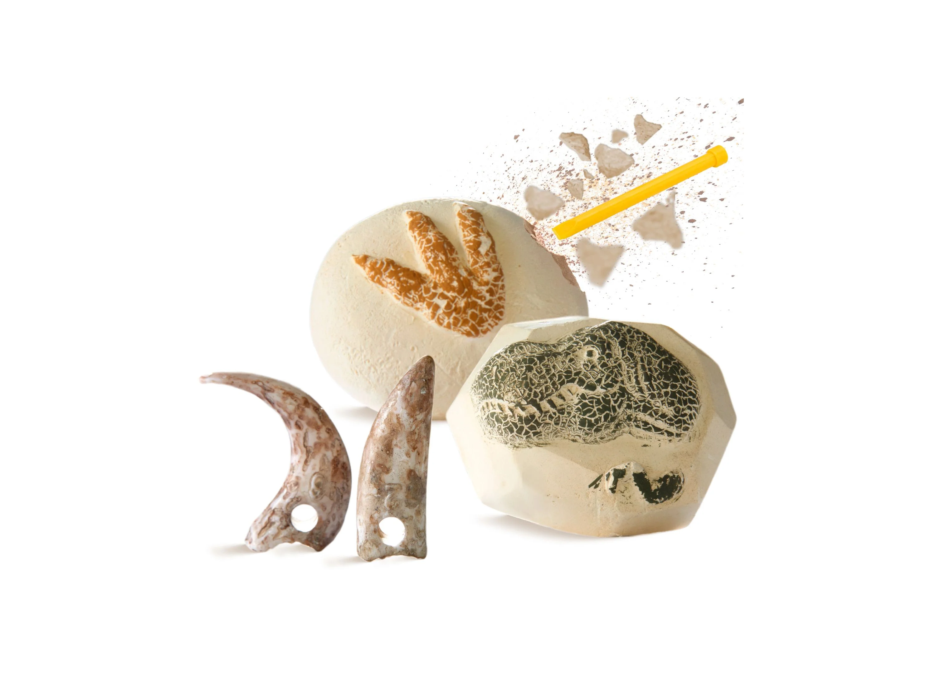 Discovery #MINDBLOWN Dino Fossils Unearthed Excavation Kit 2-Pack