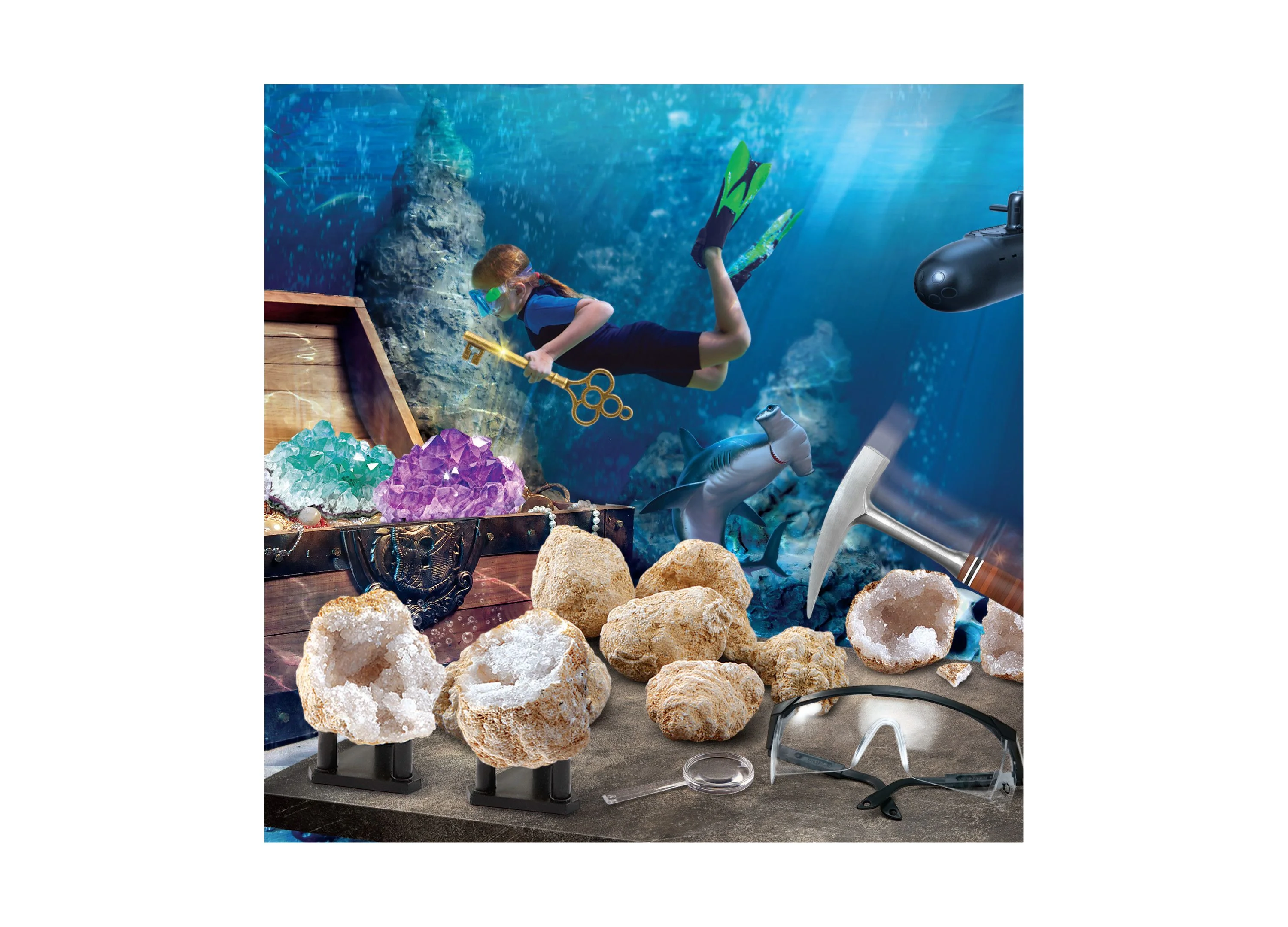 Discovery #MINDBLOWN Geode Crystal Excavation Science Kit - Image 6