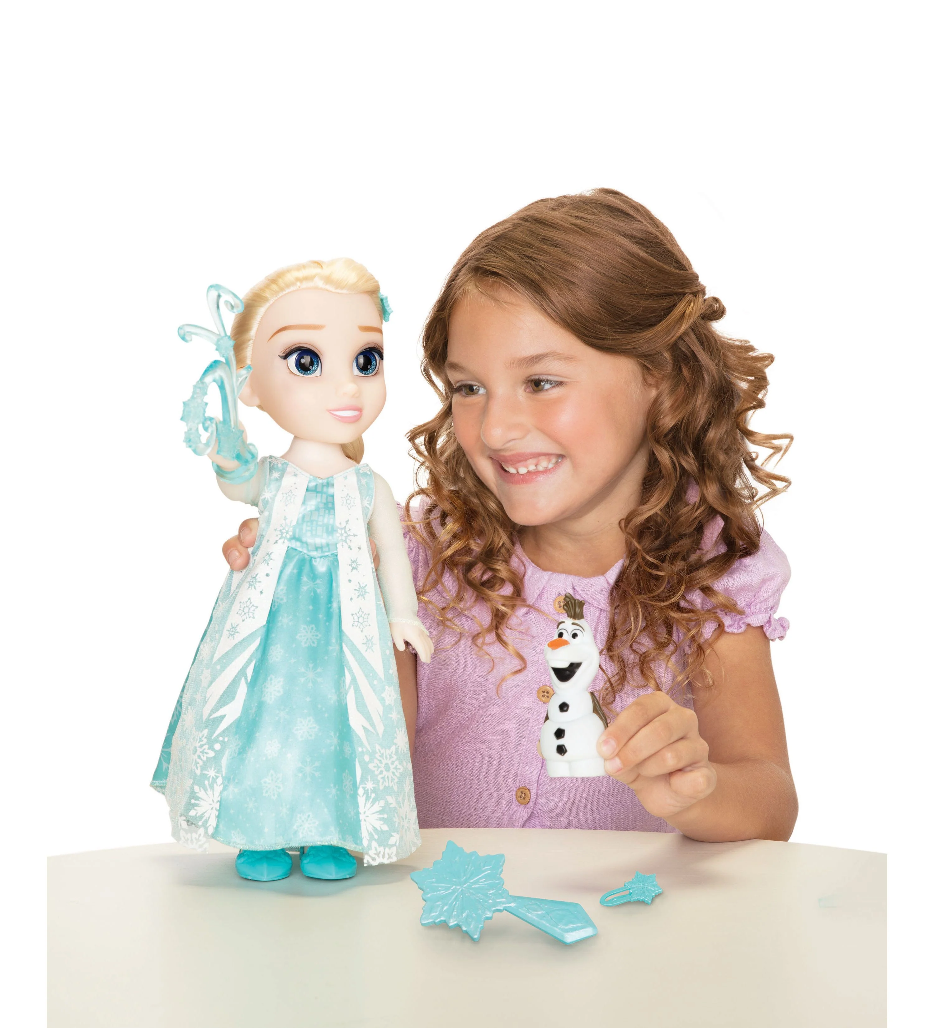 Disney Princess Classic Elsa Feature Doll - Iconic Blue Gown - Image 2