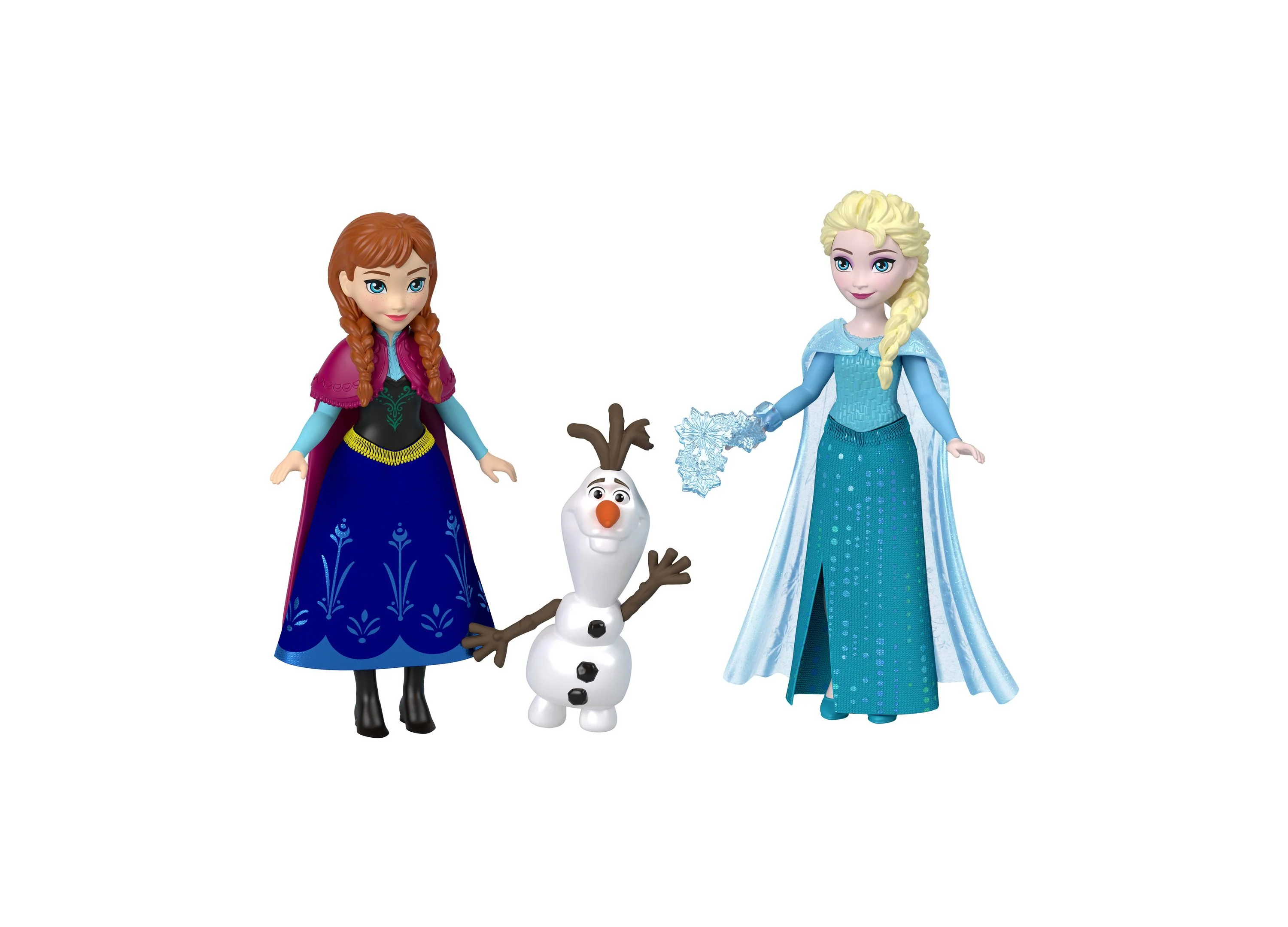 Disney Frozen Anna and Elsa Character Set with Kristoff and Olaf - Image 5