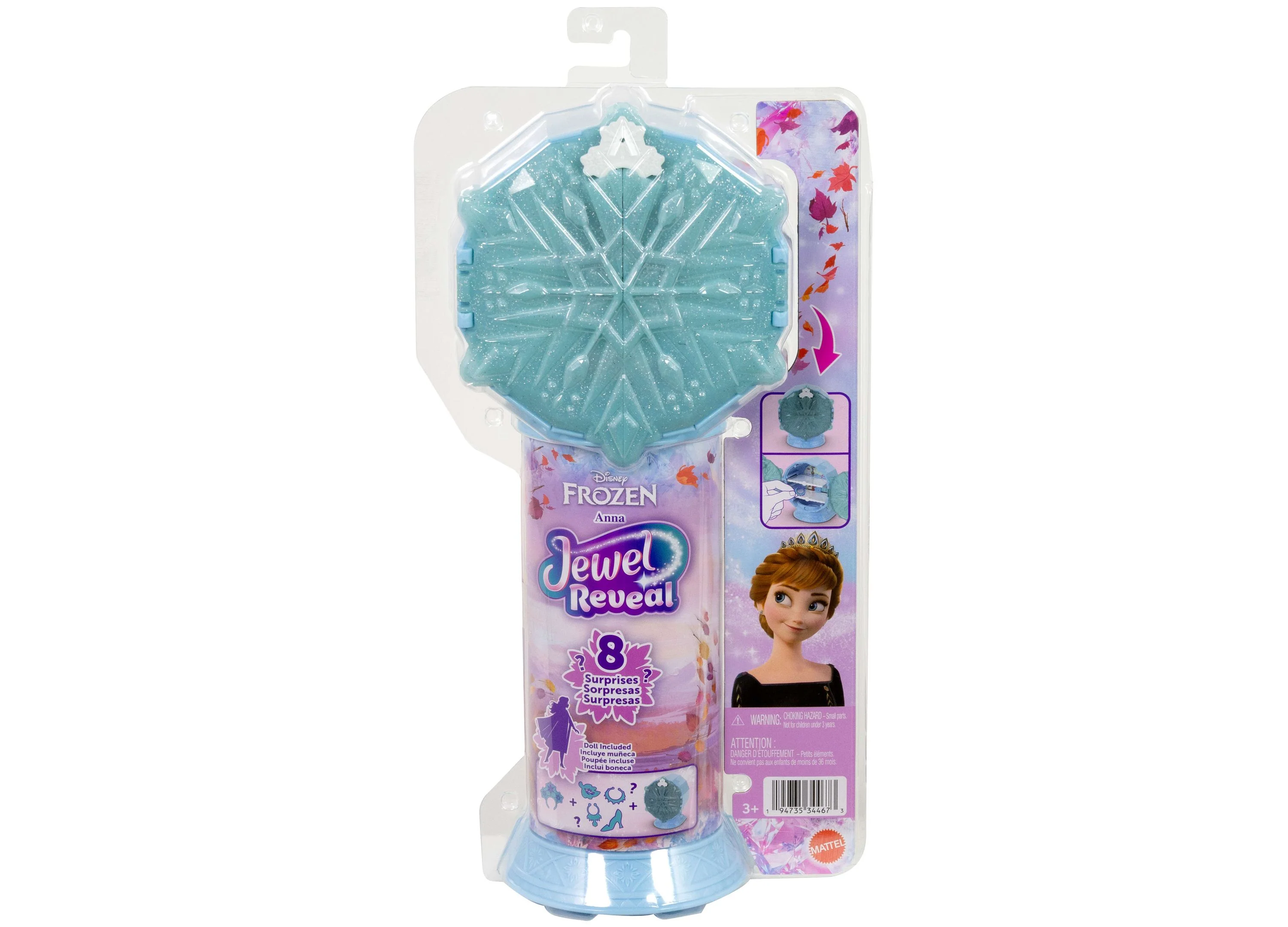 Disney Princess - Frozen Anna Jewel Reveal Surprise Fashion Doll - Image 2