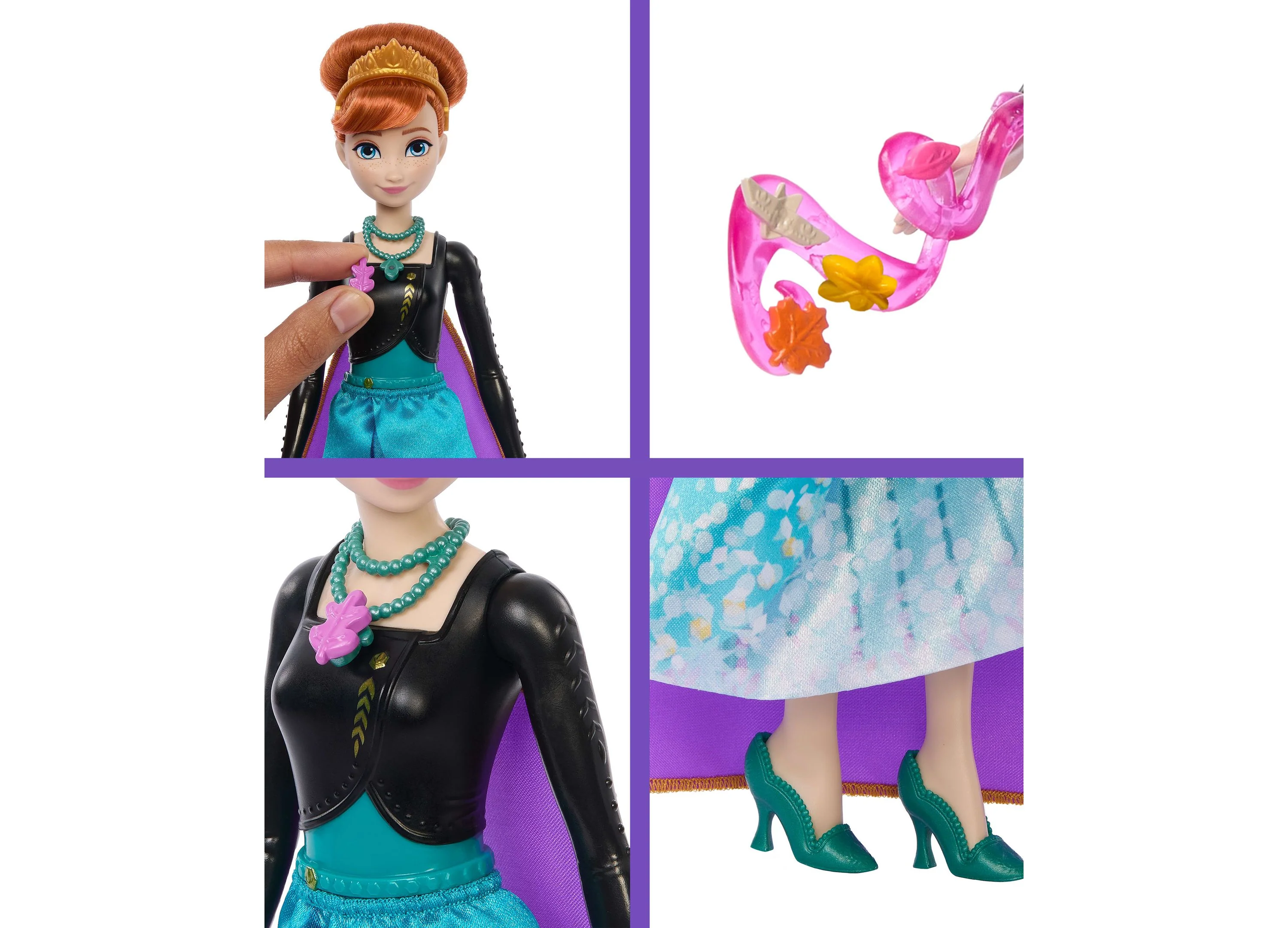 Disney Princess - Frozen Anna Jewel Reveal Surprise Fashion Doll - Image 3