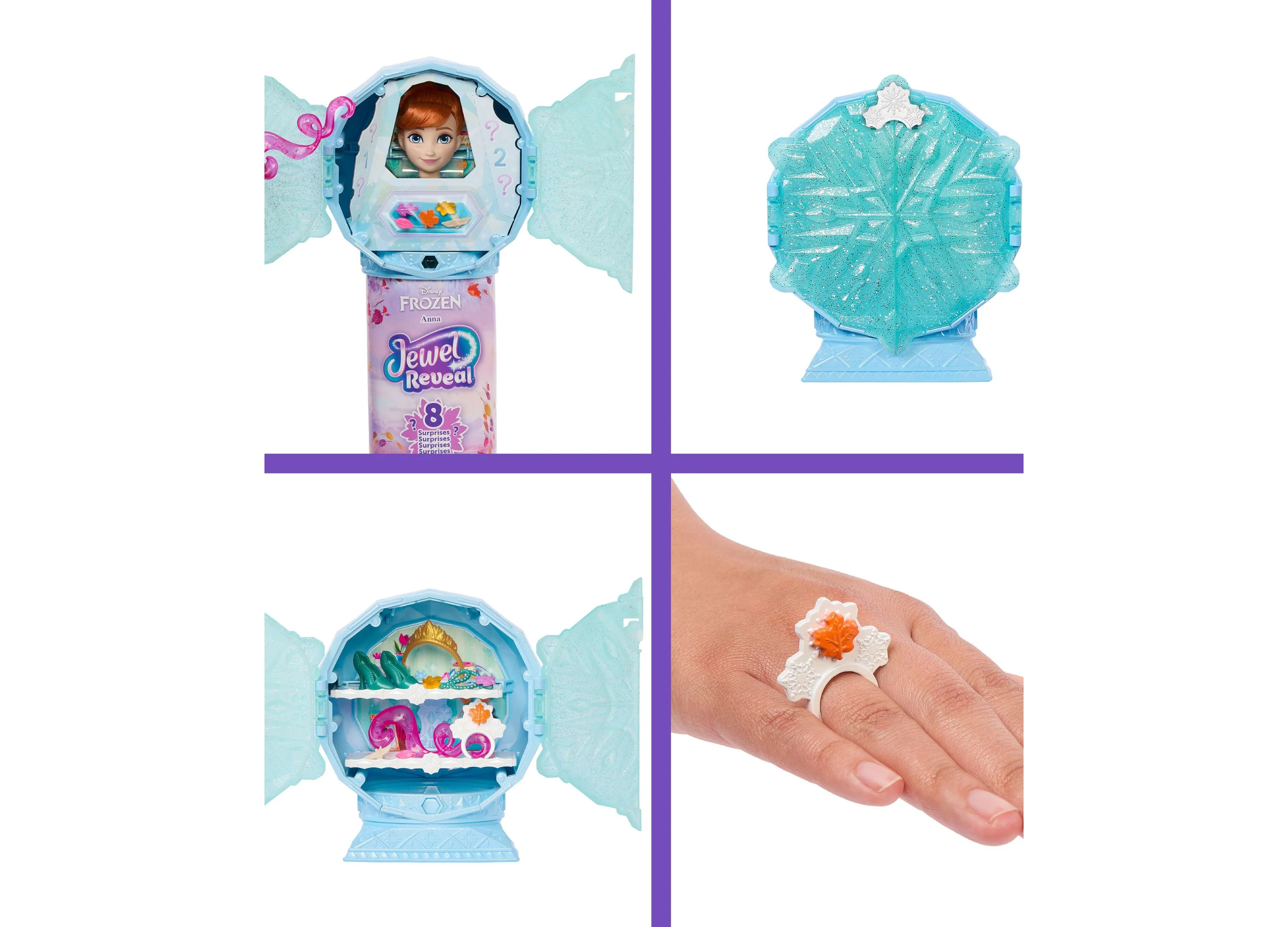Disney Princess - Frozen Anna Jewel Reveal Surprise Fashion Doll - Image 4