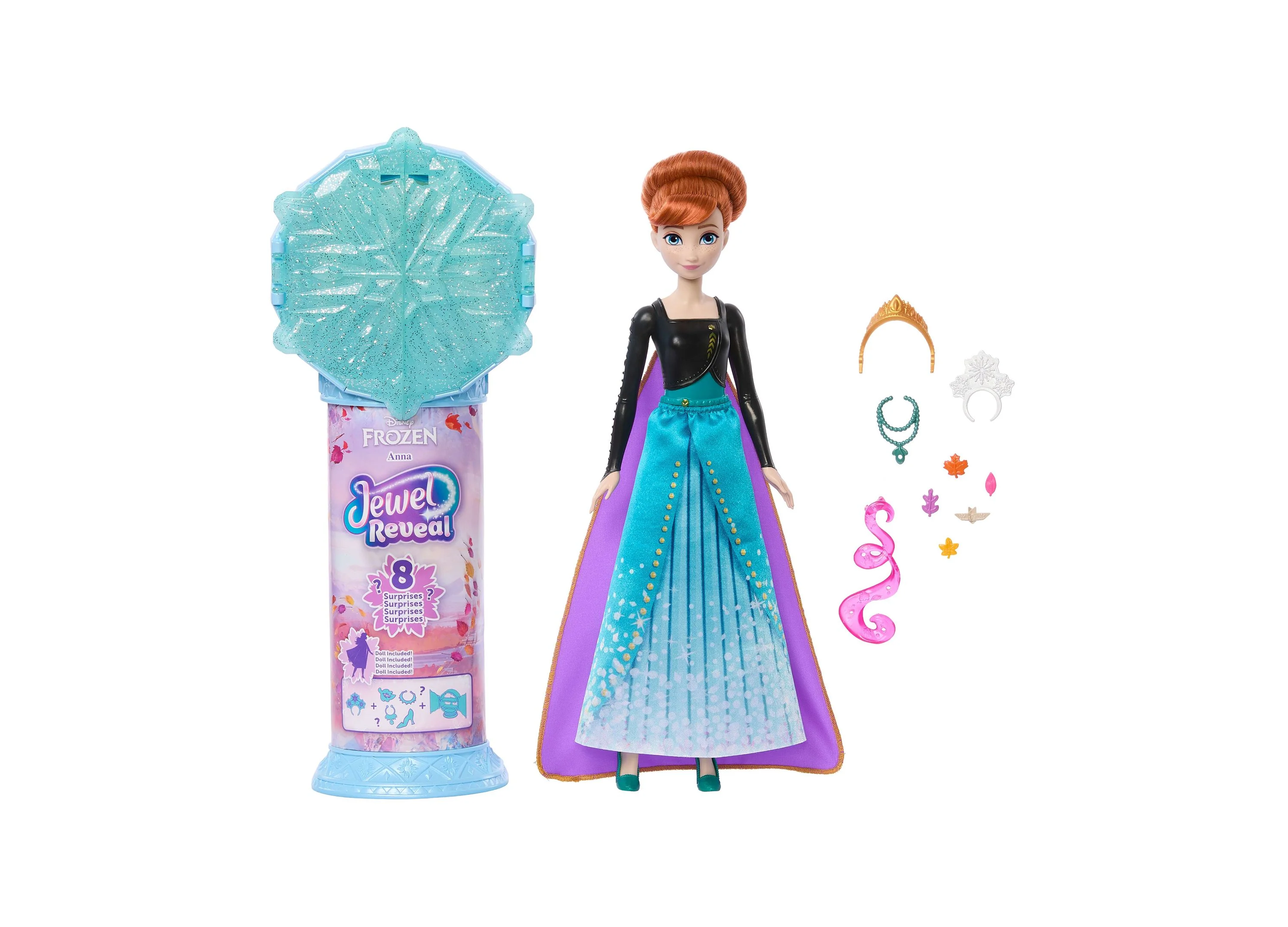 Disney Princess - Frozen Anna Jewel Reveal Surprise Fashion Doll - Image 6