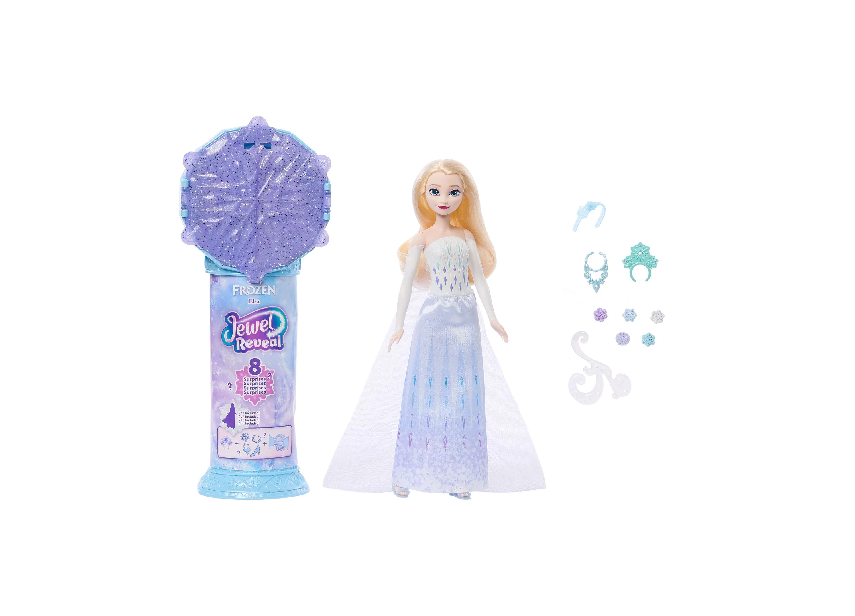 Disney Princess - Frozen Jewel Reveal Elsa Fashion Doll - Image 2