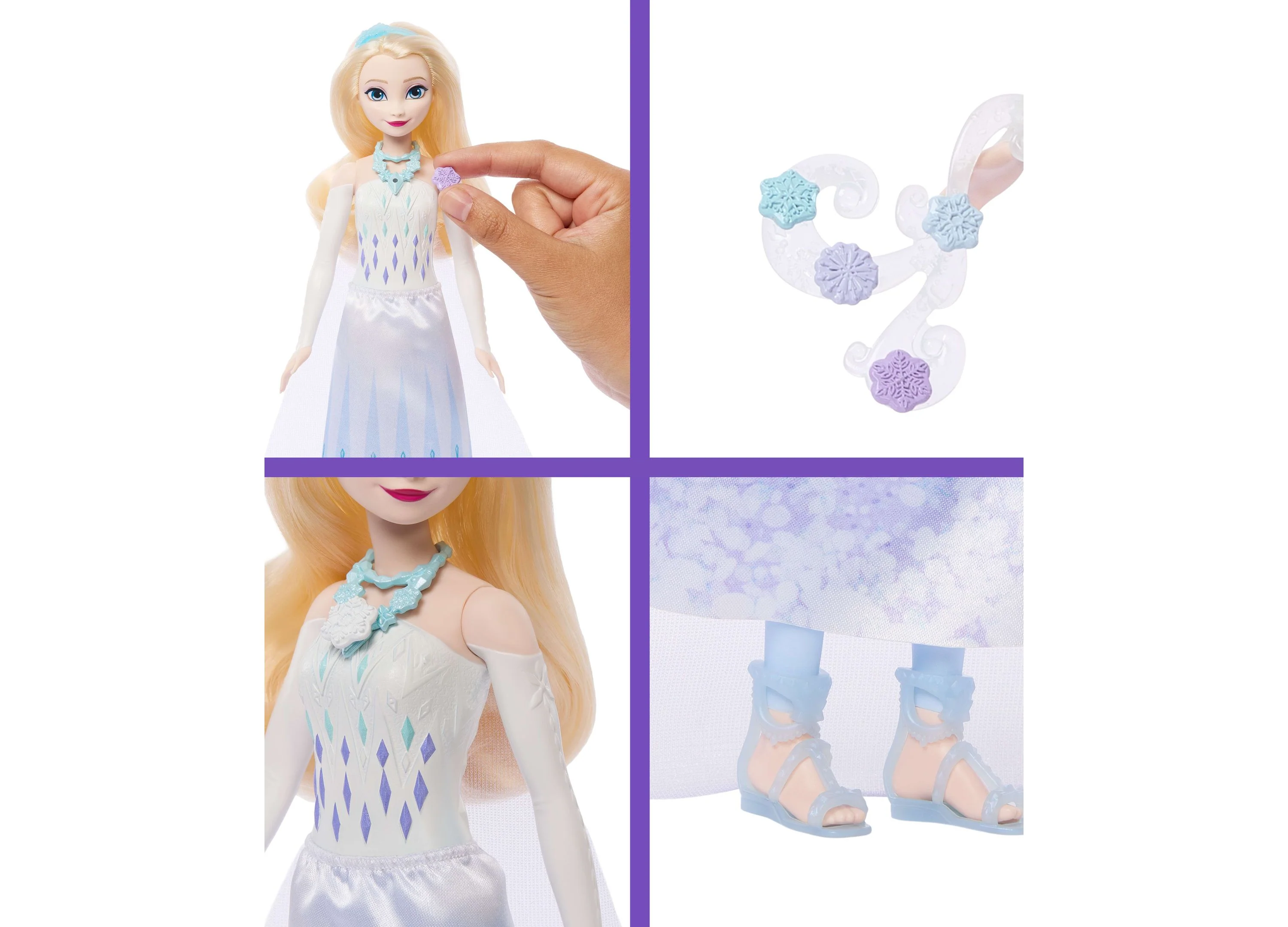 Disney Princess - Frozen Jewel Reveal Elsa Fashion Doll - Image 3