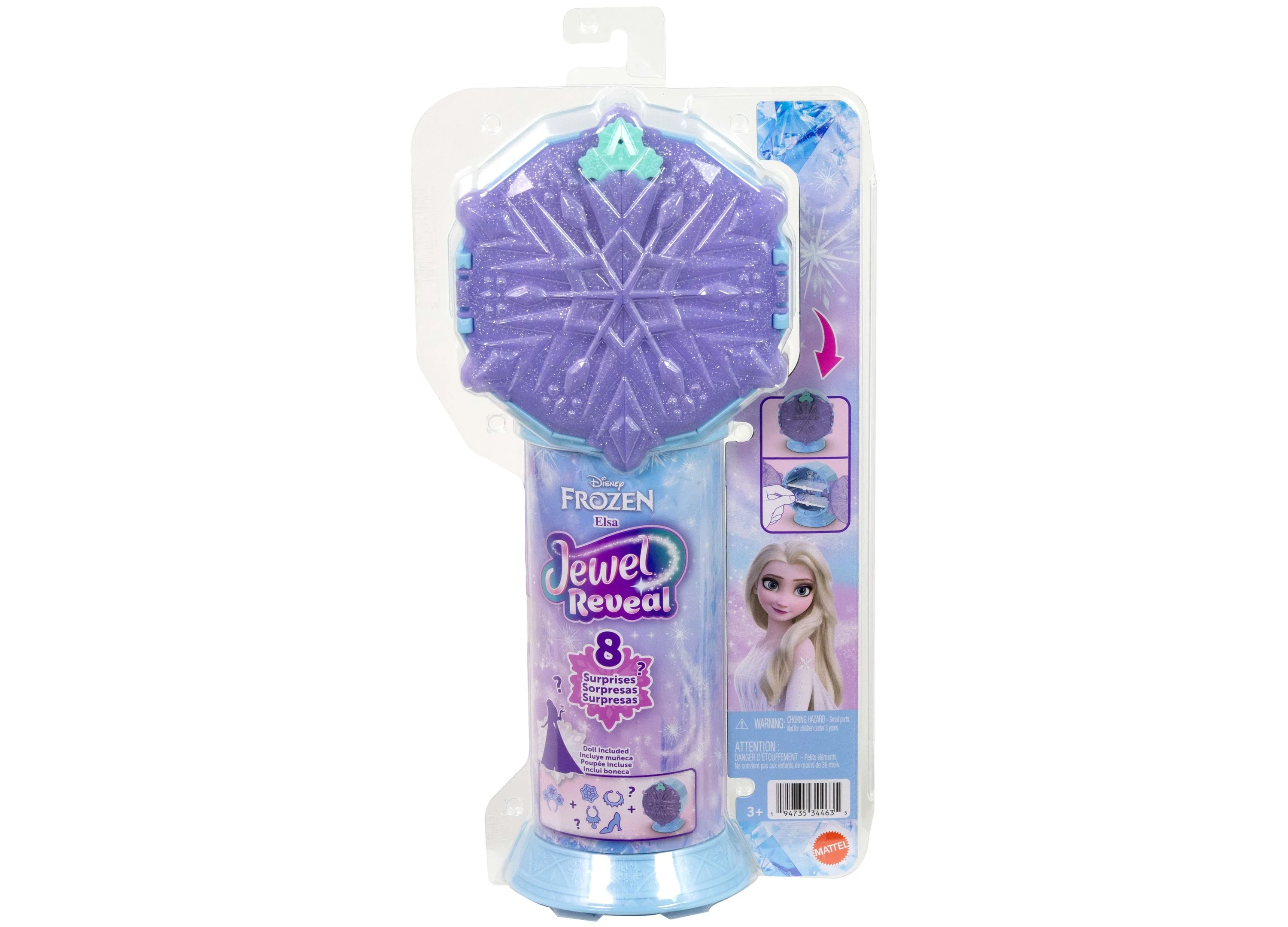Disney Princess - Frozen Jewel Reveal Elsa Fashion Doll - Image 5