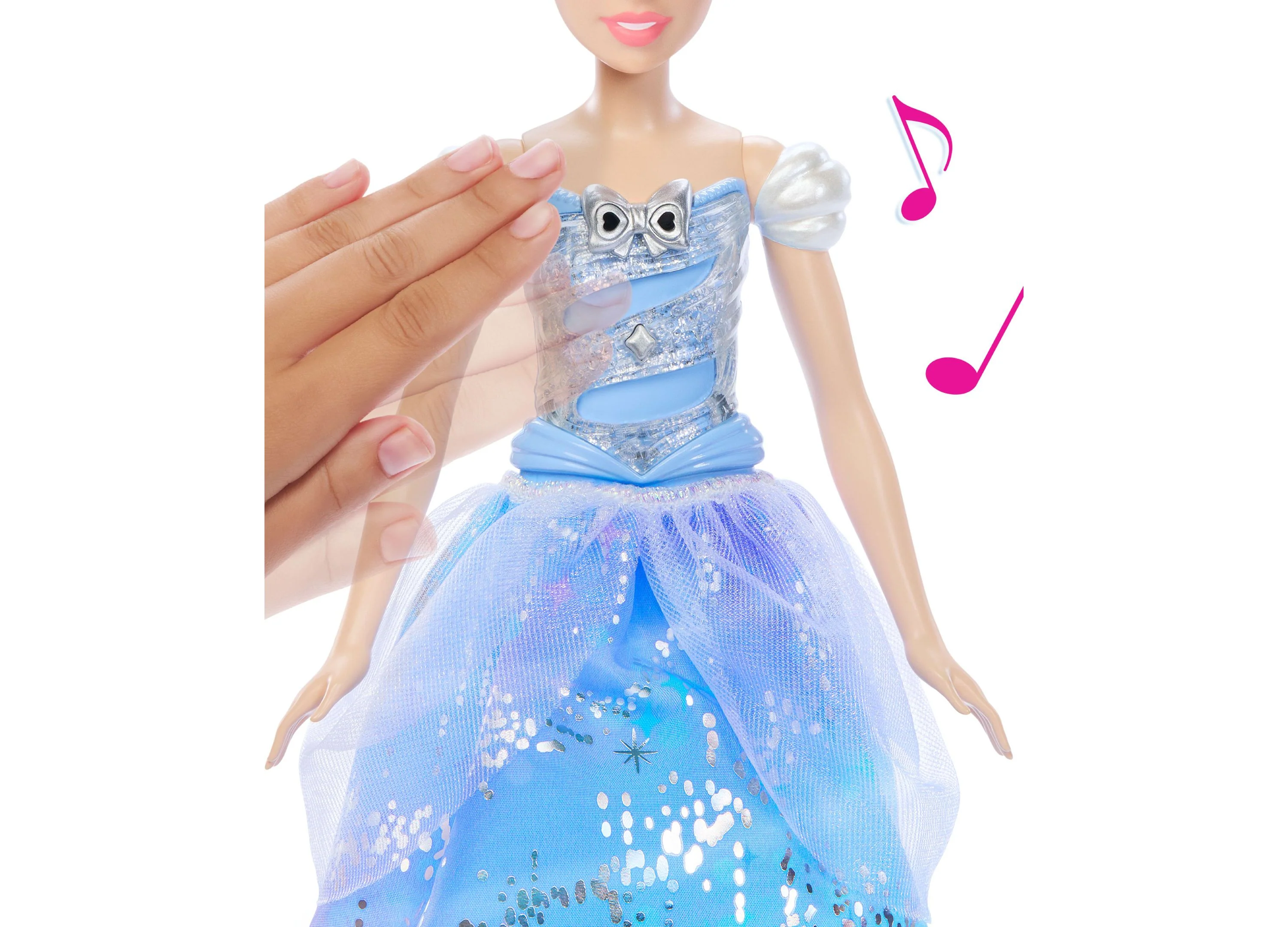 Disney Princess Light-Up Cinderella Fashion Doll - Enchanted Gown - Image 5