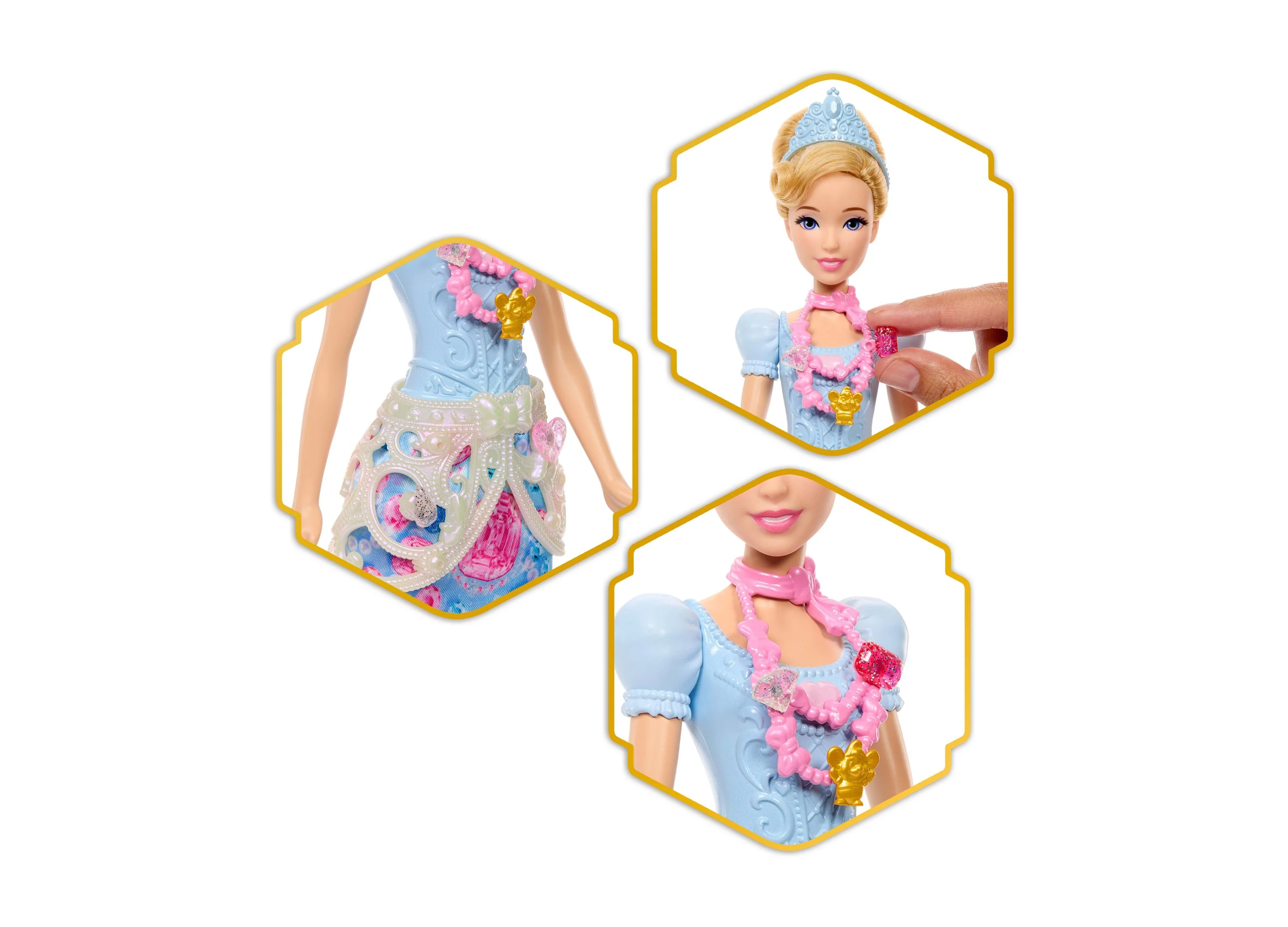 Disney Princess Jewel Reveal - Cinderella Fashion Doll - Image 5