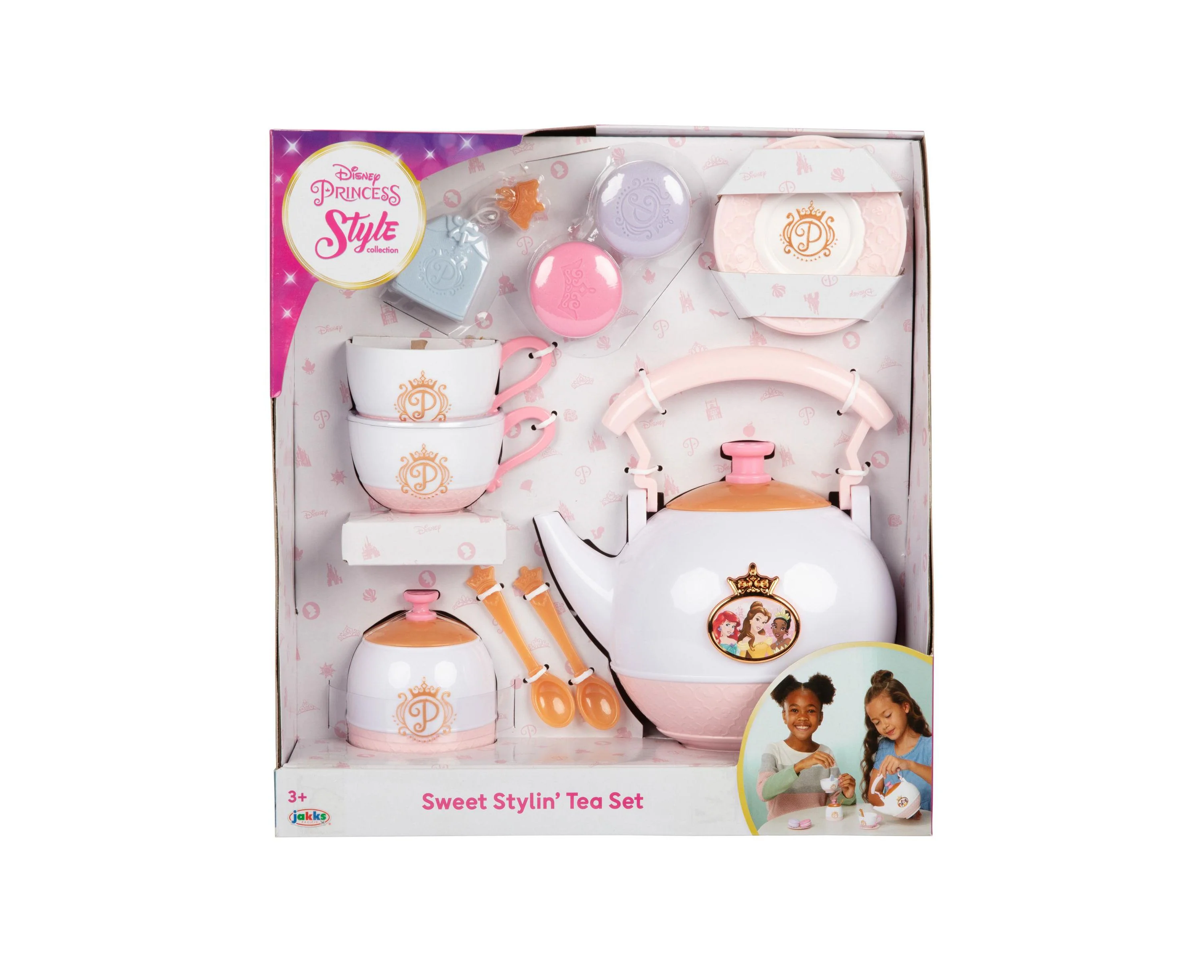 Disney Princess Style Collection 12-Piece Sweet Styling Tea Set - Image 3