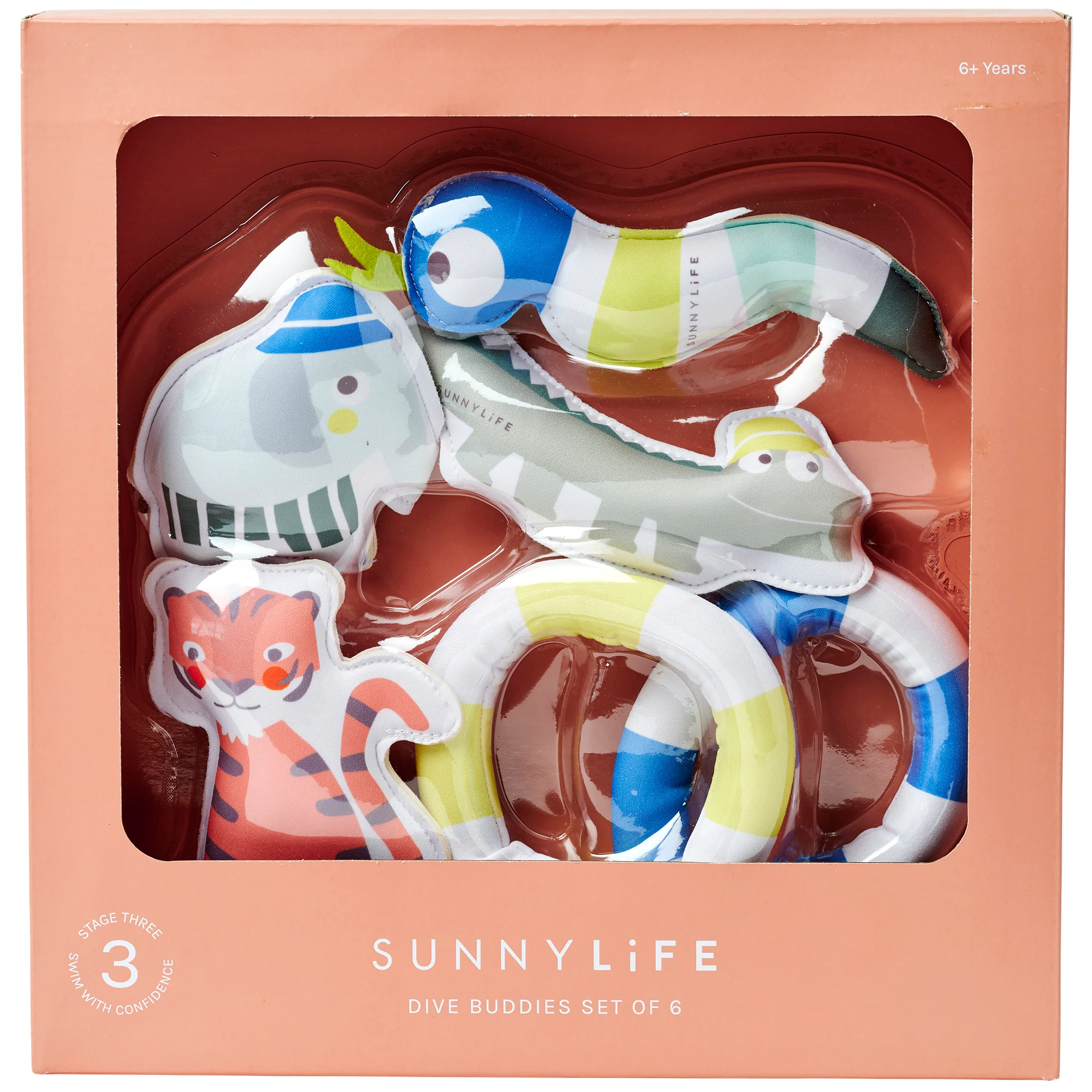 Dive Buddies: Into The Jungle - 6-Pack Diving Toy Set - Image 2