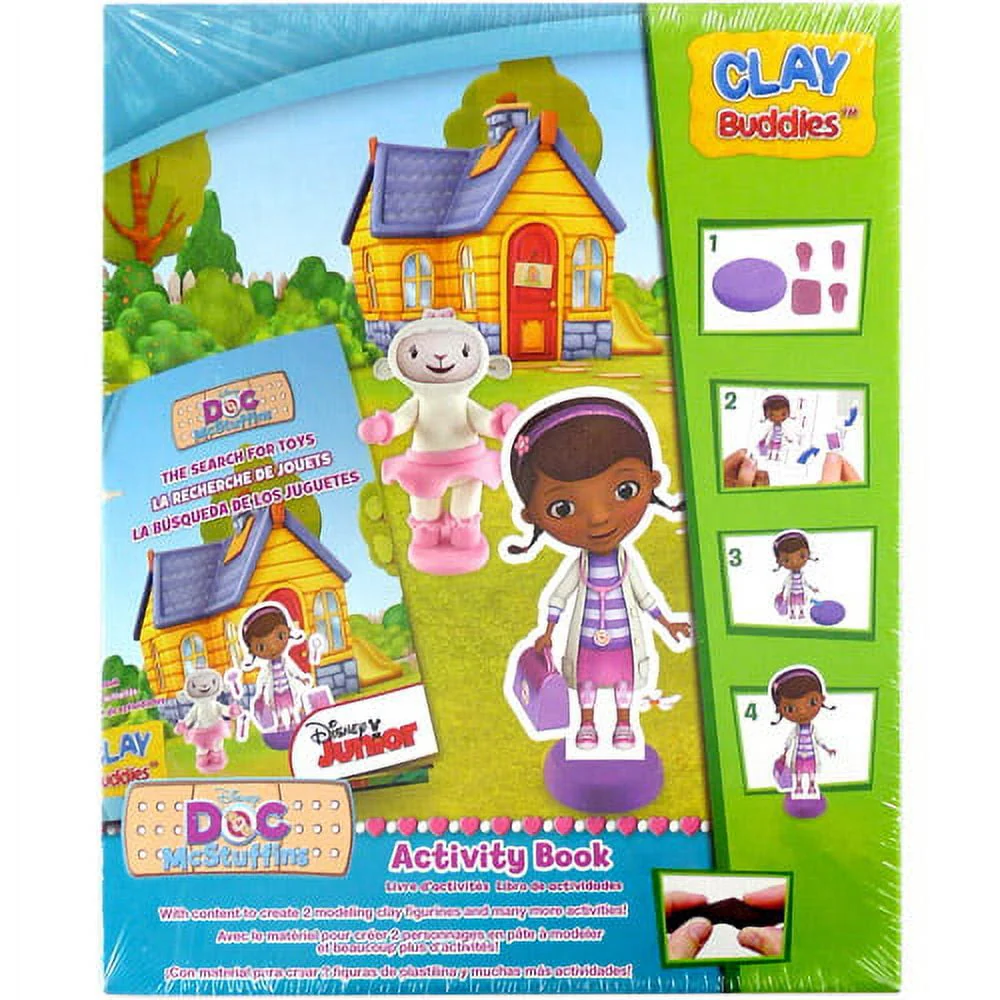 Doc McStuffins Clay Buddies Starter Modeling Set - Craft Kit - Image 2