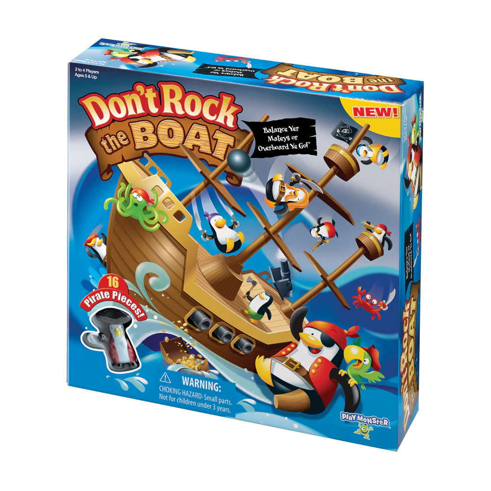 Don't Rock the Boat Balancing Pirate Penguin Game - Image 2