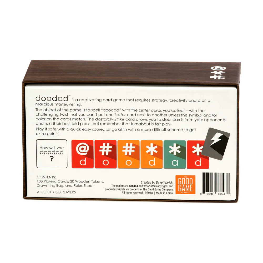 Doodad Strategy Critical Thinking Card Game - Image 2