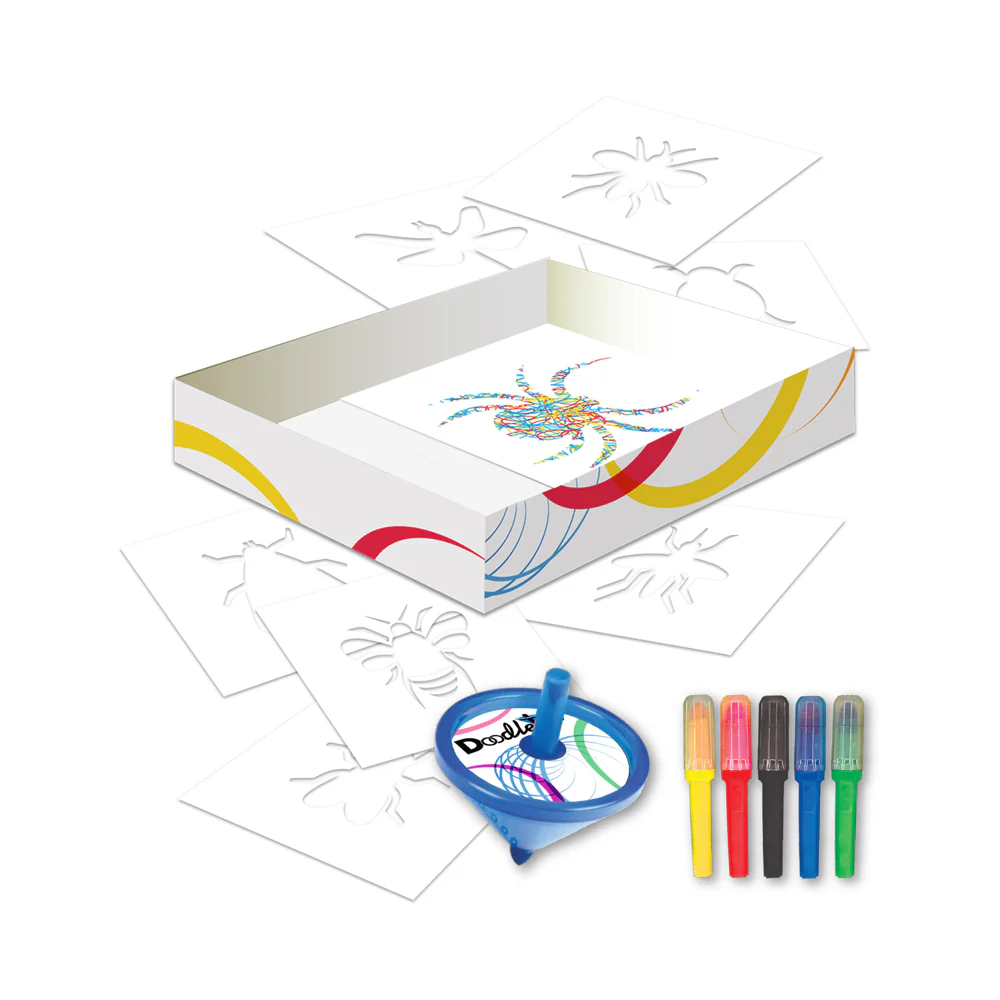 U-Create Doodletop Bugs Theme Stencil Art Kit - Image 3