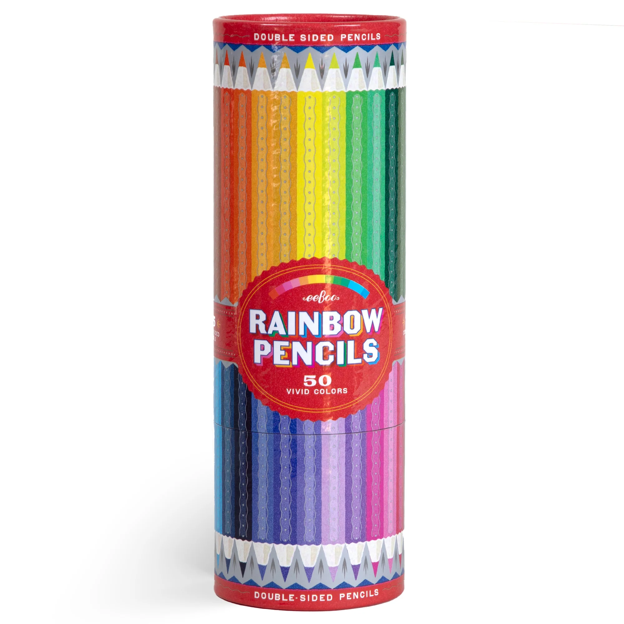 eeBoo Rainbow Collection Double-Sided 25pc Colored Pencils Set - Image 2