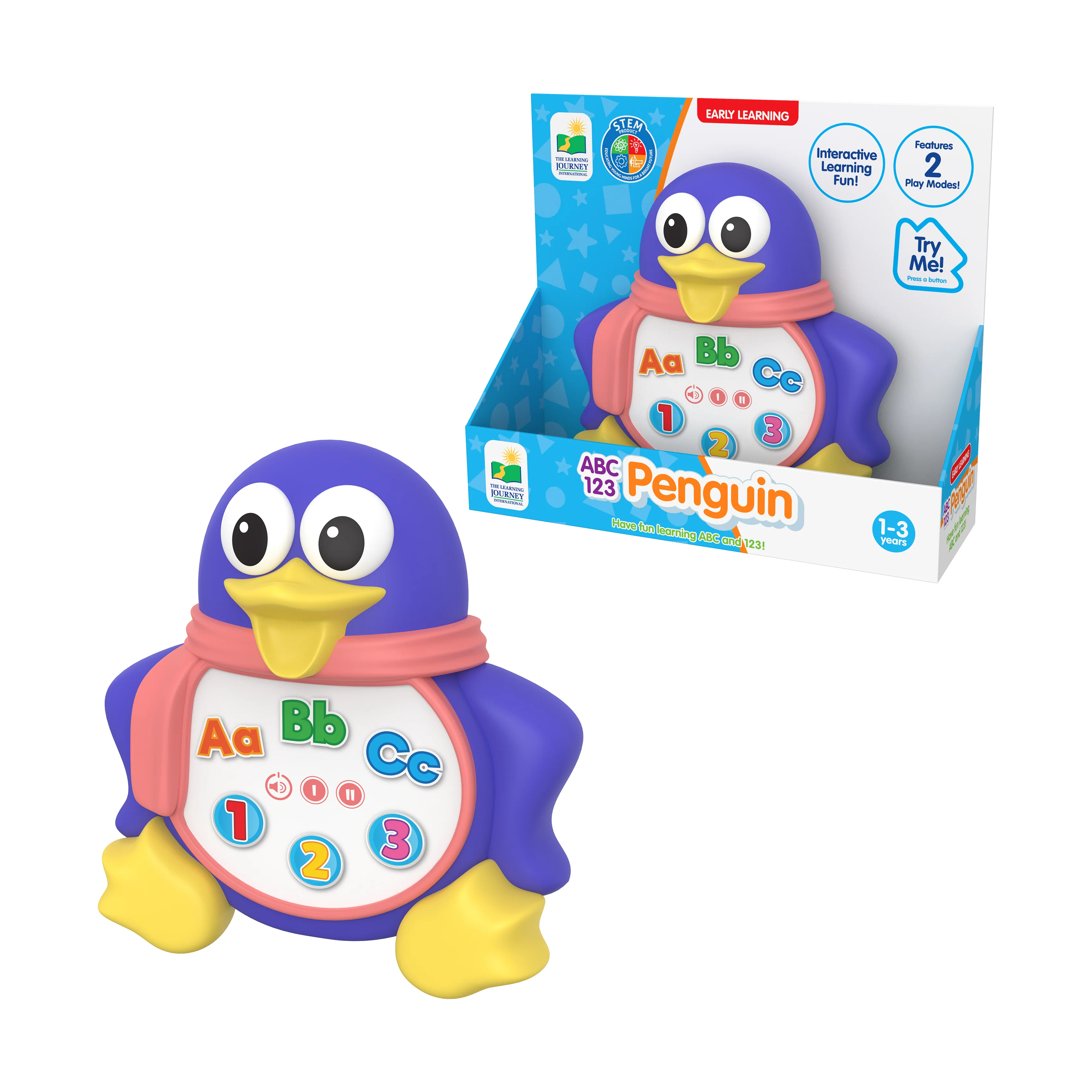 Early Learning ABC 123 Penguin - Interactive Educational Toy - Image 3