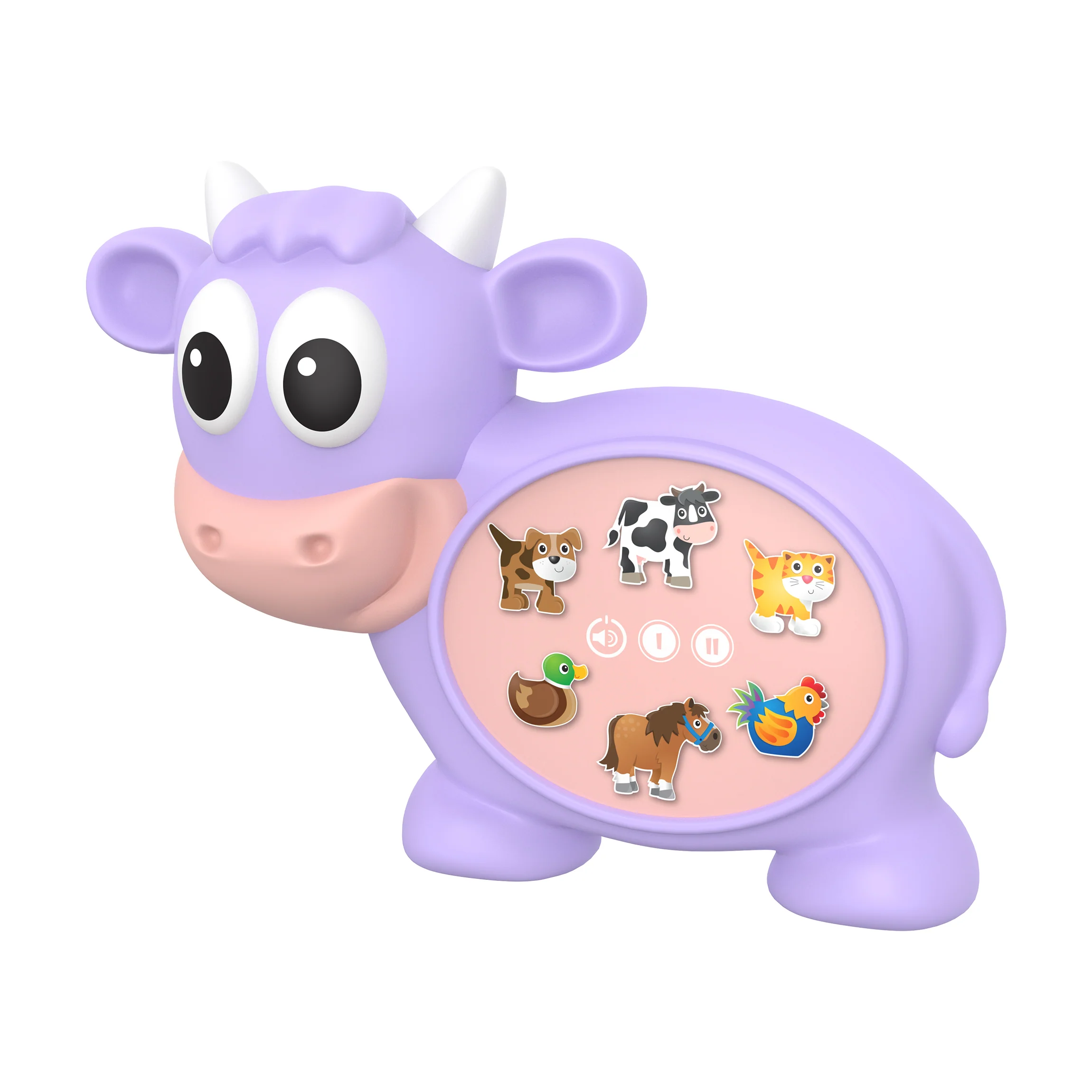 Early Learning - Barnyard Cow Interactive Learning Toy - Image 2