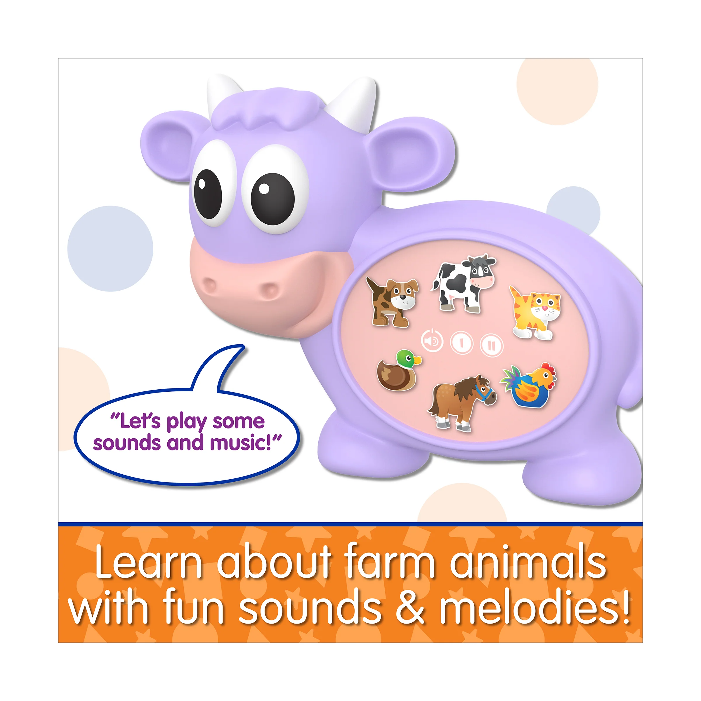 Early Learning - Barnyard Cow Interactive Learning Toy - Image 4