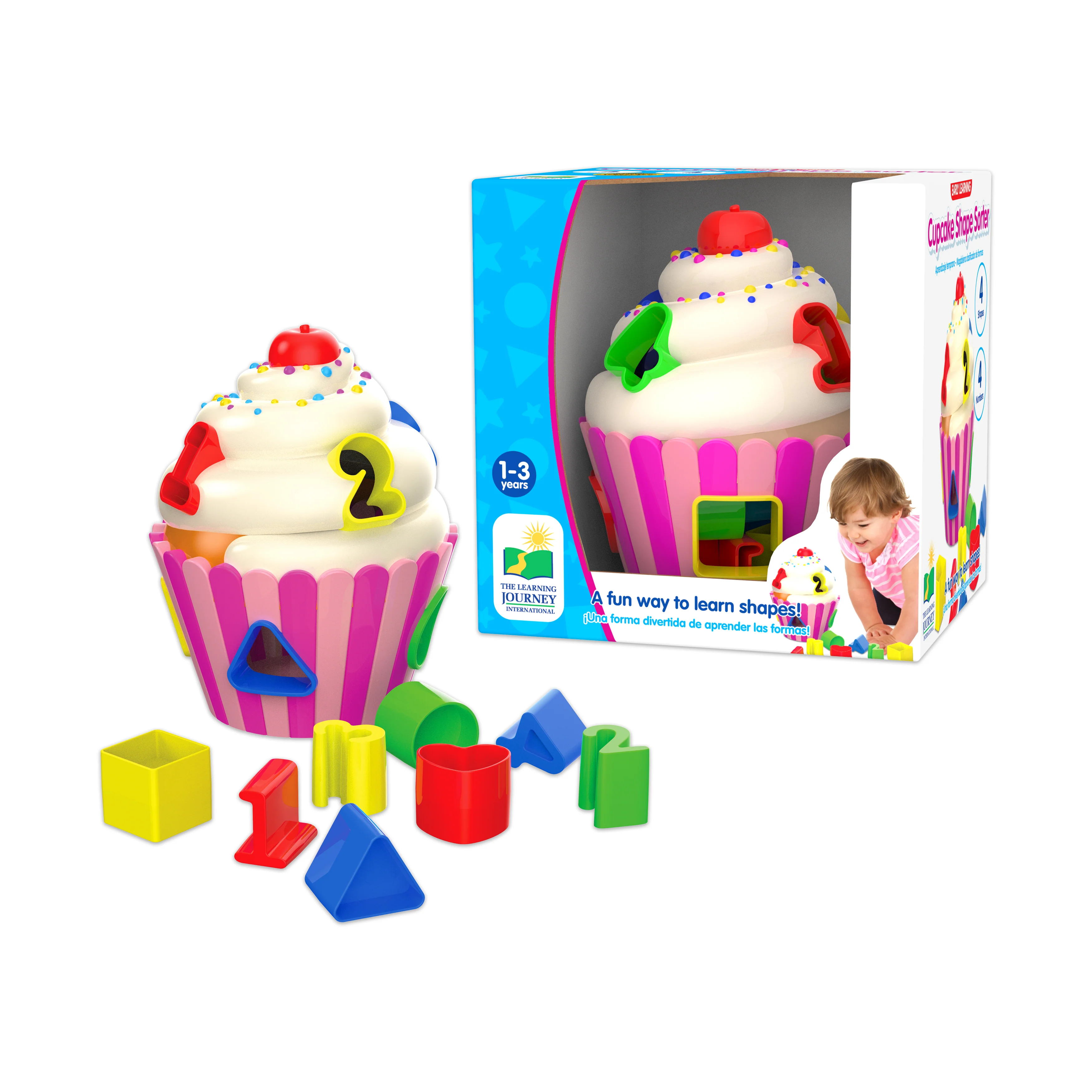 Early Learning Cupcake Shape Sorter - Colorful Learning Fun! - Image 3