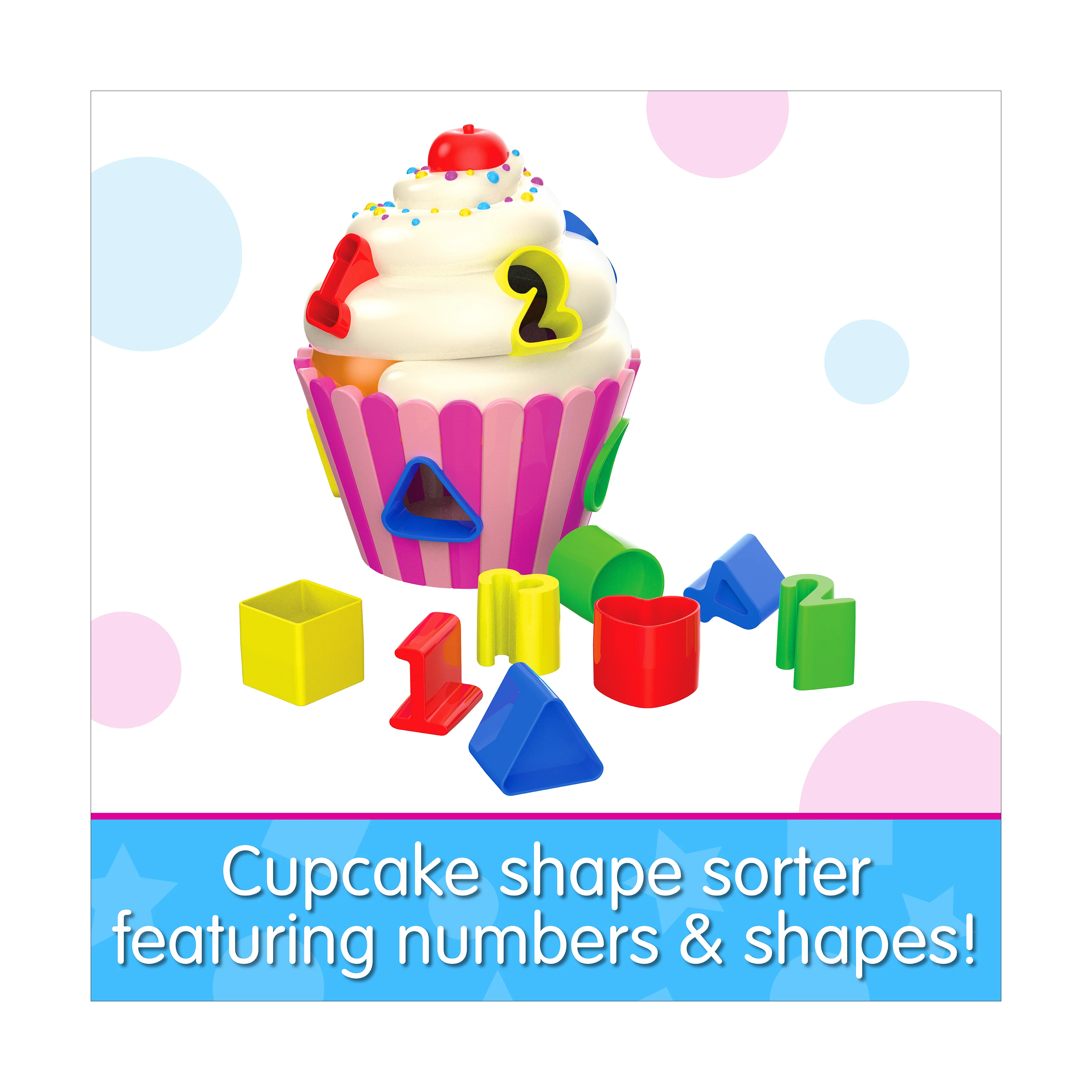 Early Learning Cupcake Shape Sorter - Colorful Learning Fun! - Image 4