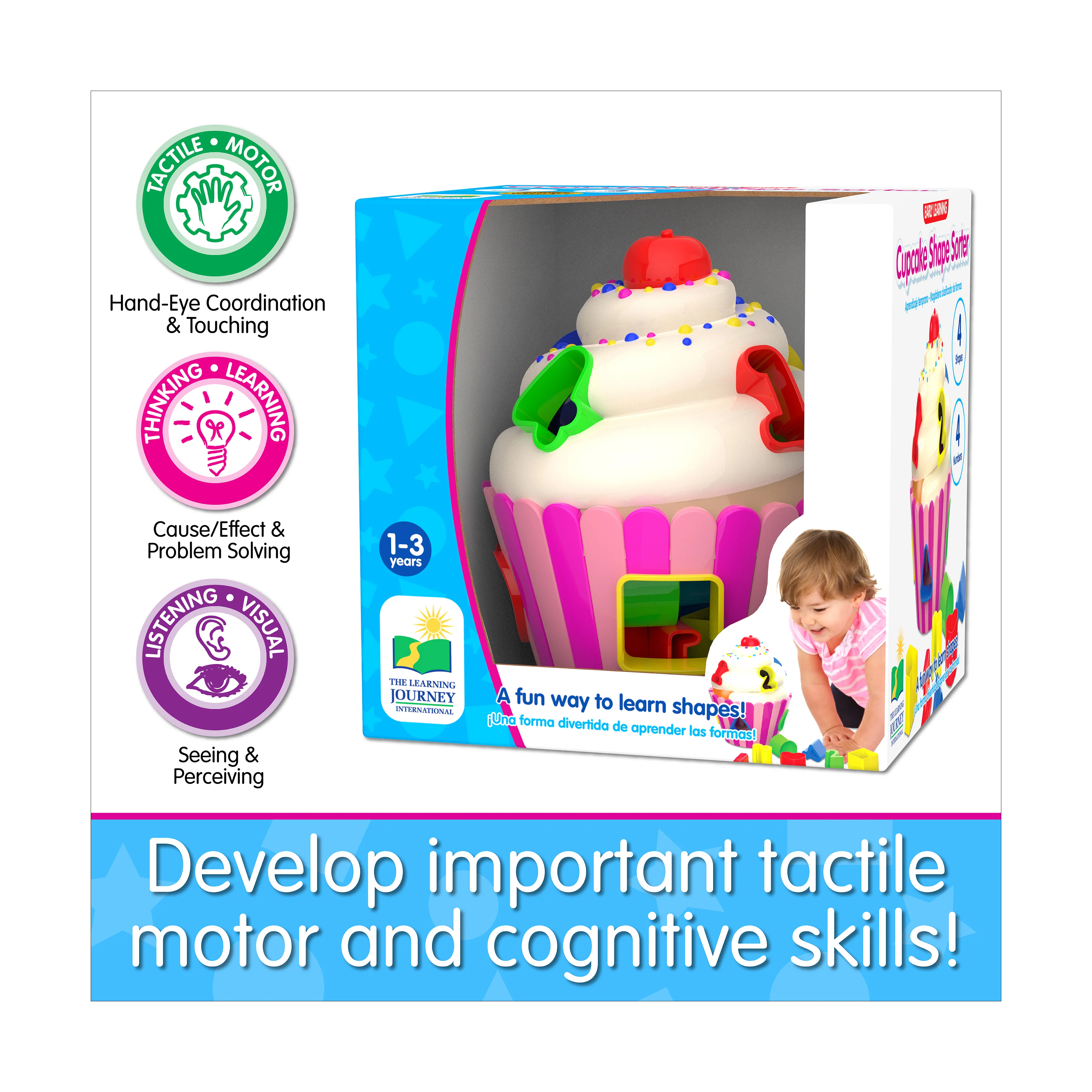 Early Learning Cupcake Shape Sorter - Colorful Learning Fun! - Image 5