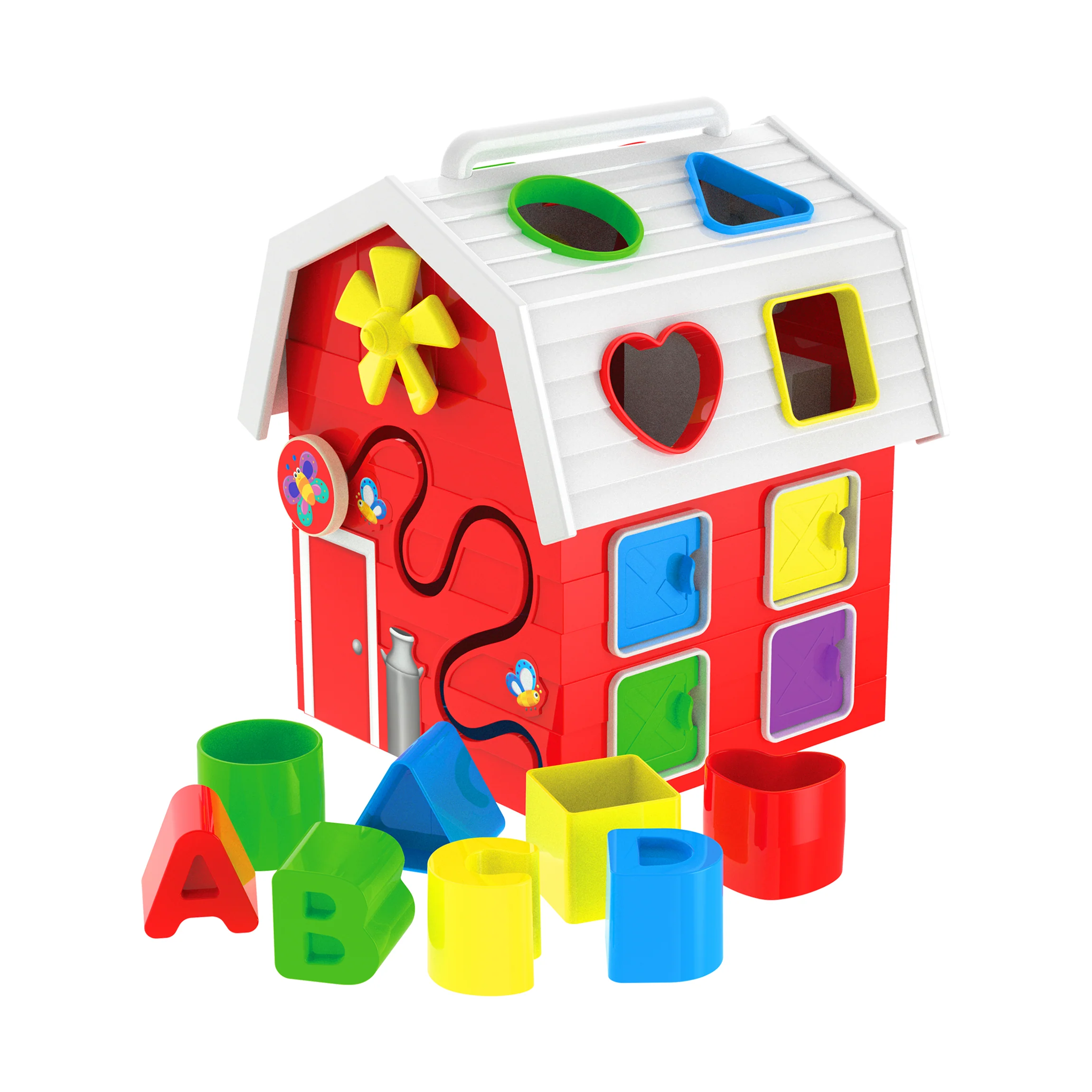 Early Learning Farm Activity Cube - Interactive Educational Toy - Image 2