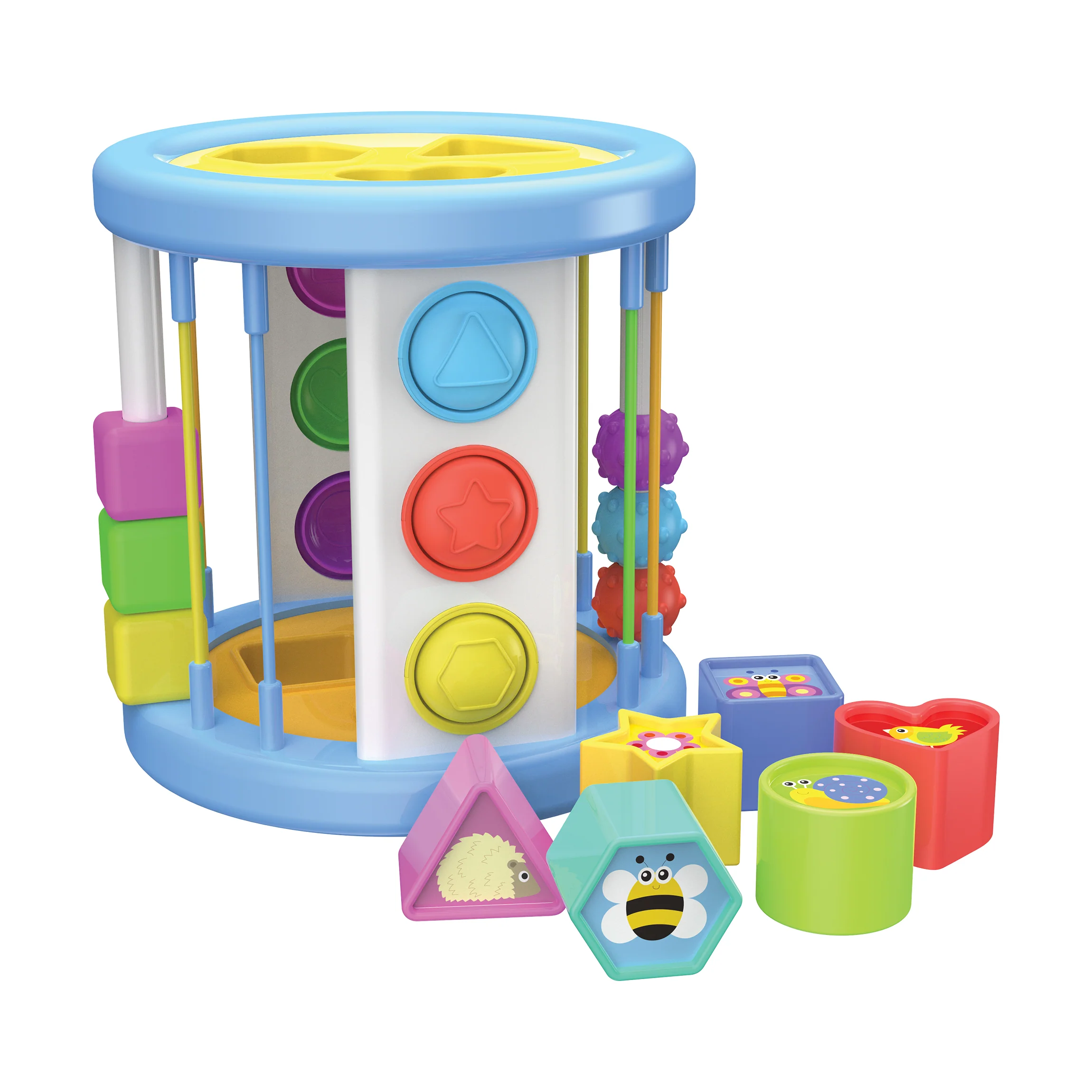 Early Learning Pop & Discover Shape Sorter - Multifunctional Sensory Toy - Image 2
