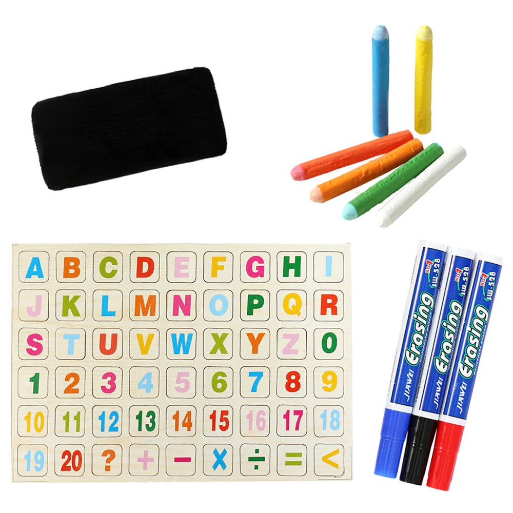 Easy Playhouse Creative Explorer Wooden Table Top Easel for Kids, Age 3+ - Image 4