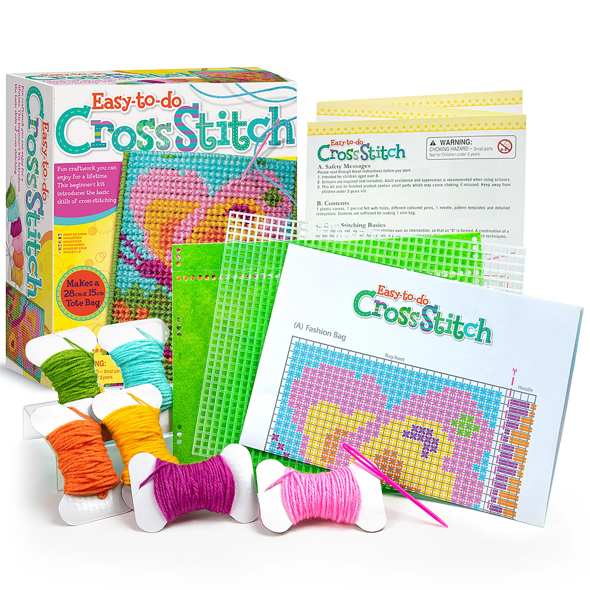 Easy-To-Do Cross Stitch Beginner Needlecraft Kit - Image 3