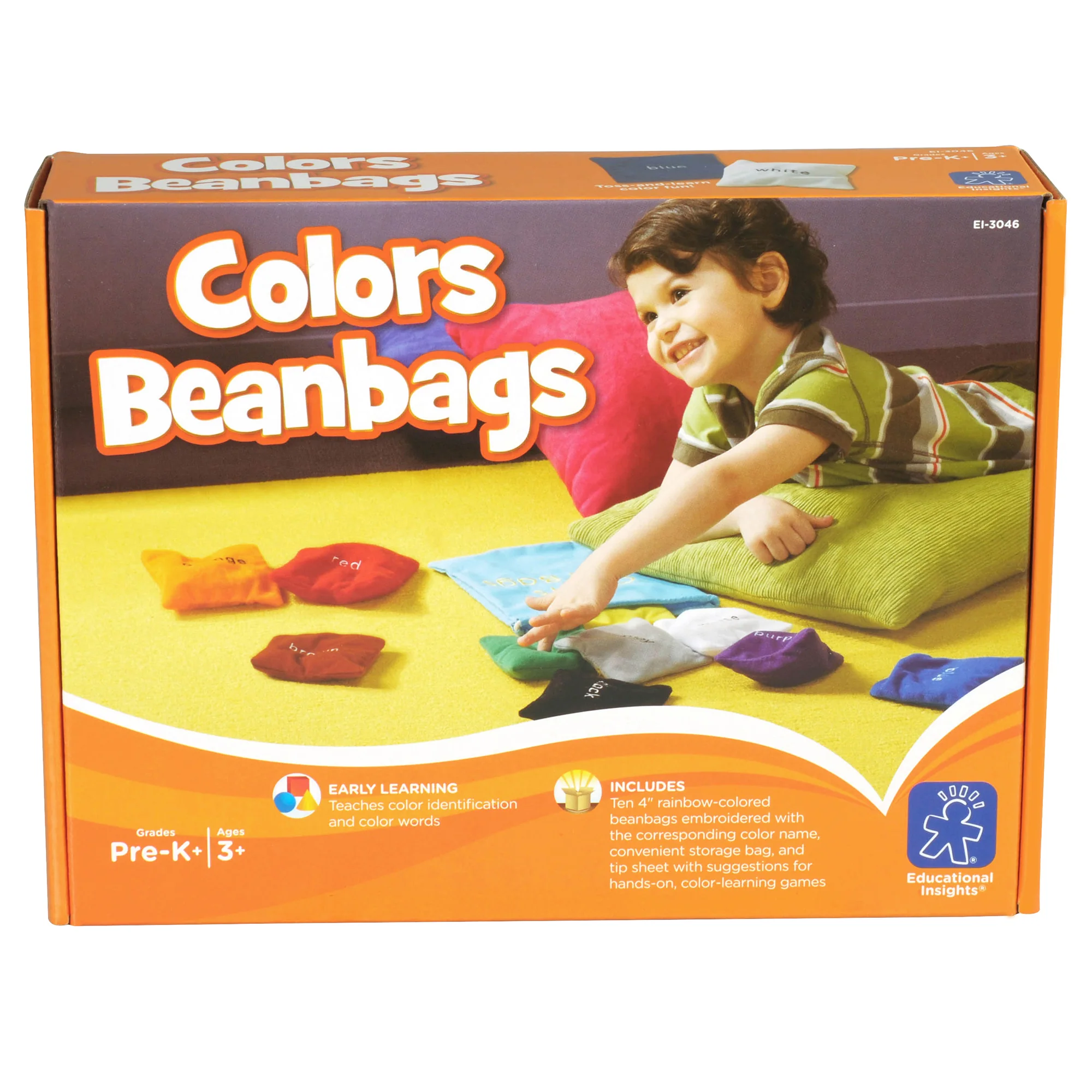 Educational Insights Colorful Learning Bean Bags - 10 Vibrant Colors - Image 2