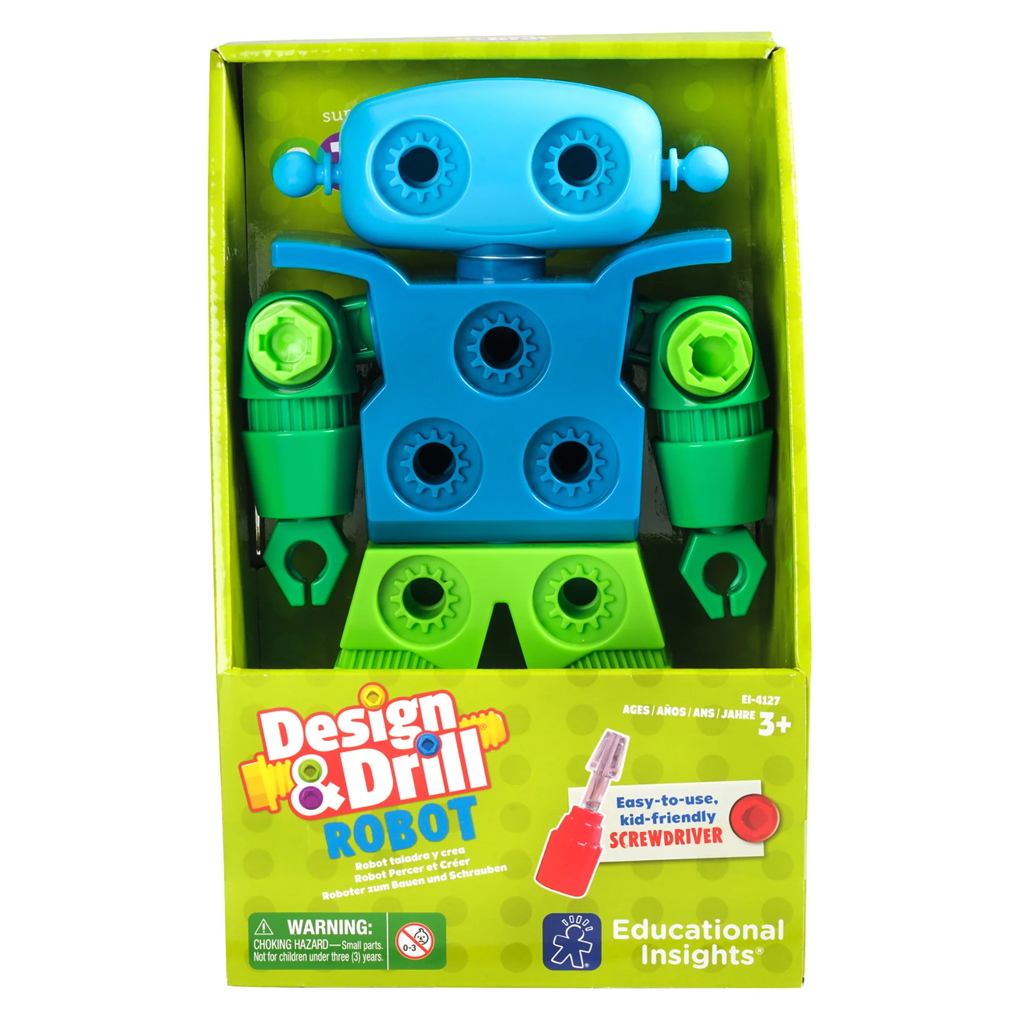 Educational Insights Design & Drill Robot - Colorful Construction Fun - Image 2