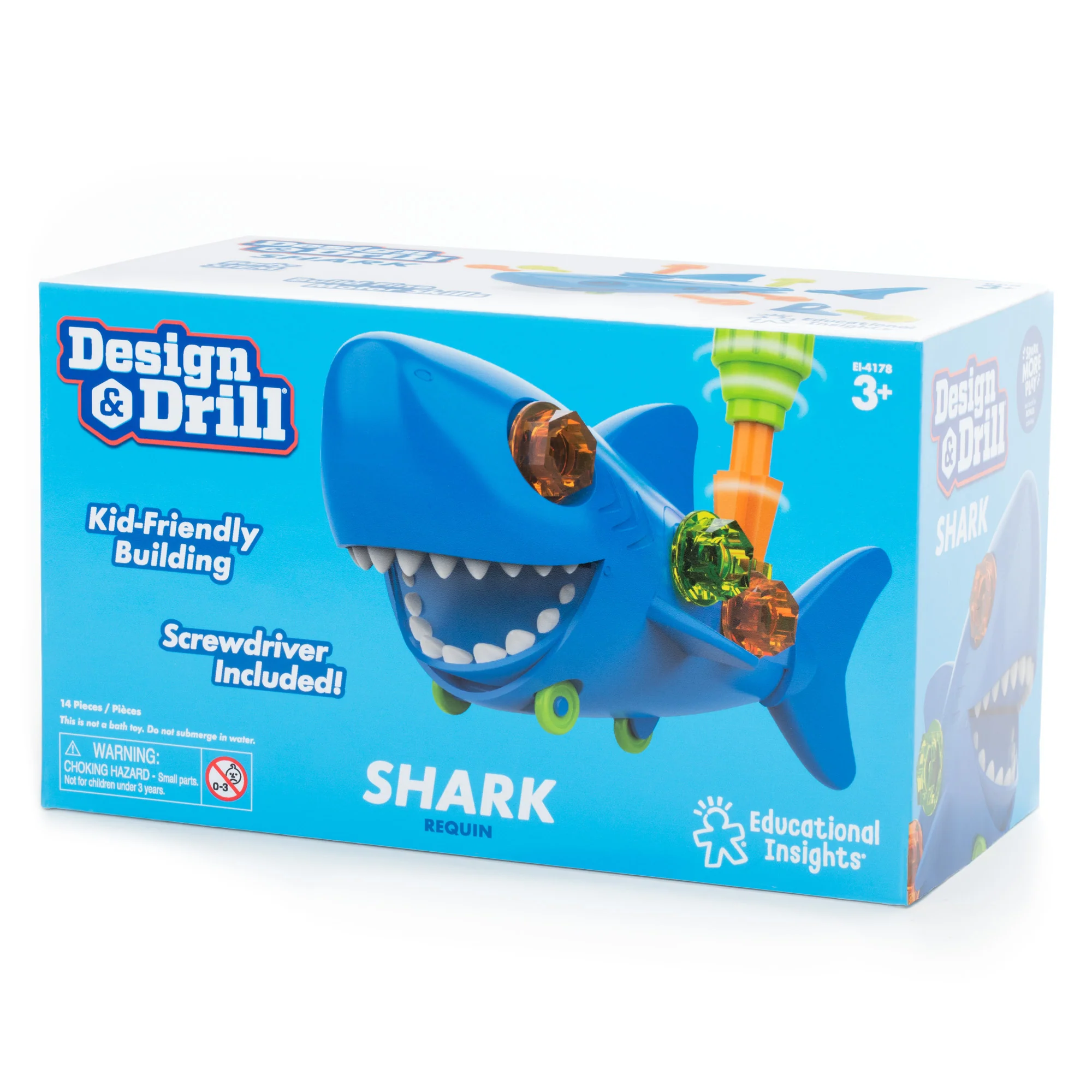 Educational Insights Design & Drill Shark - Interactive Building Toy - Image 2