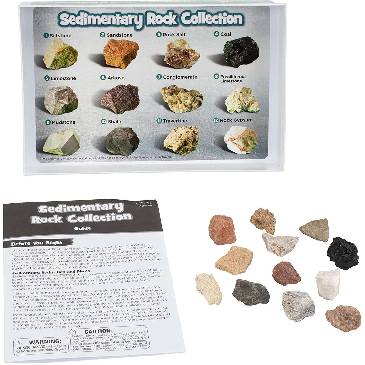 Educational Insights GeoSafari Rock and Fossil Explorer Set - 57 Pieces - Image 5