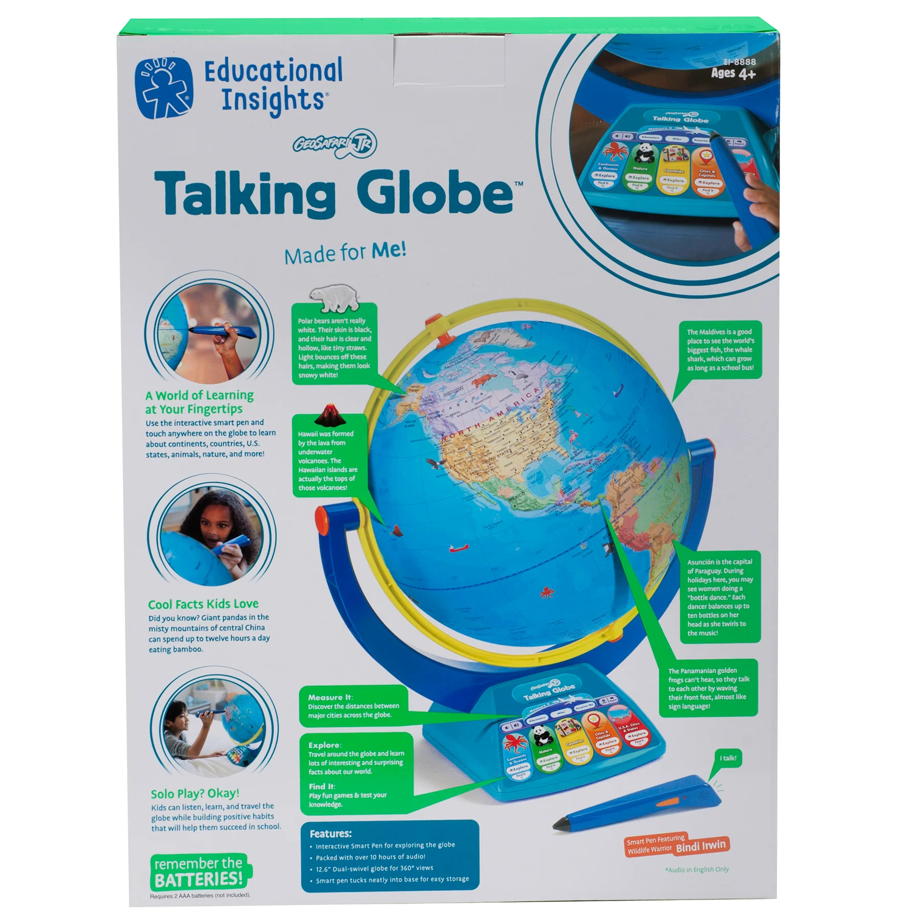 Educational Insights GeoSafari® Jr. Talking Globe - Image 3