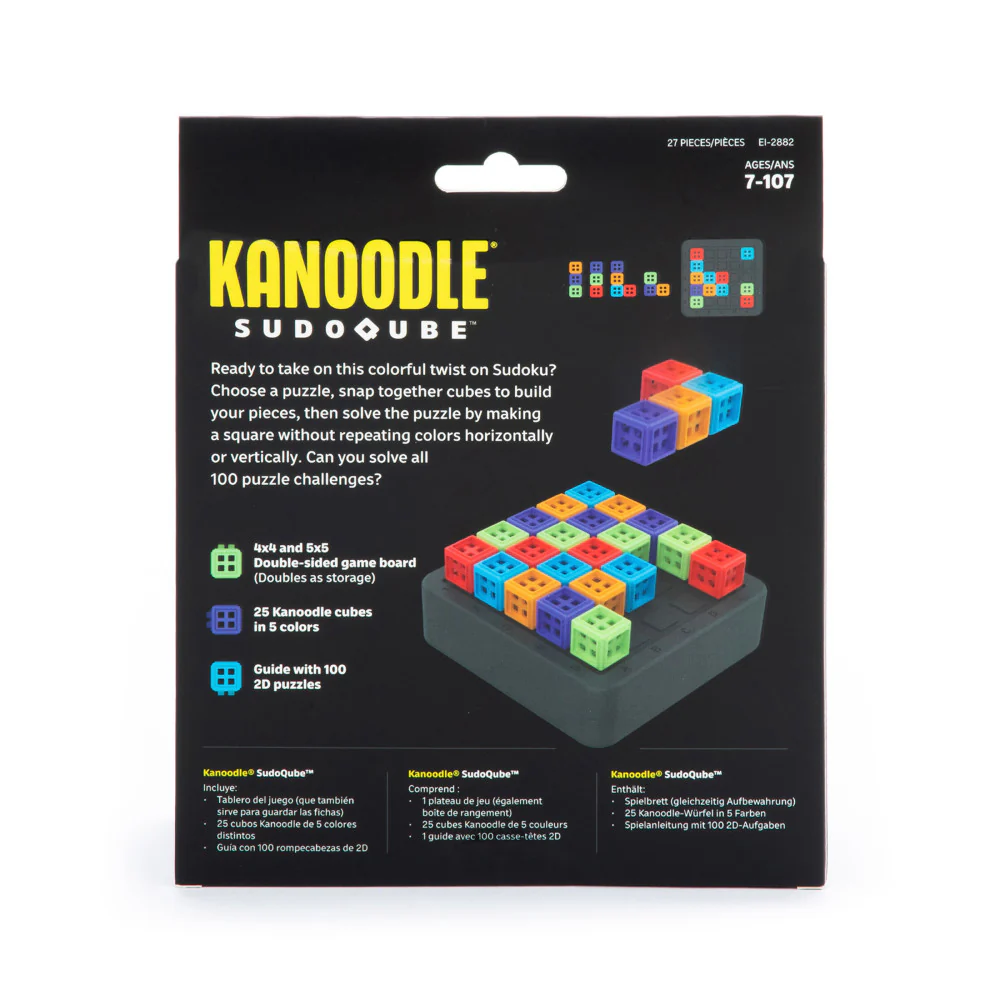 Educational Insights Kanoodle SudoQube Colorful Brainteaser Puzzle - 100 pc - Image 7