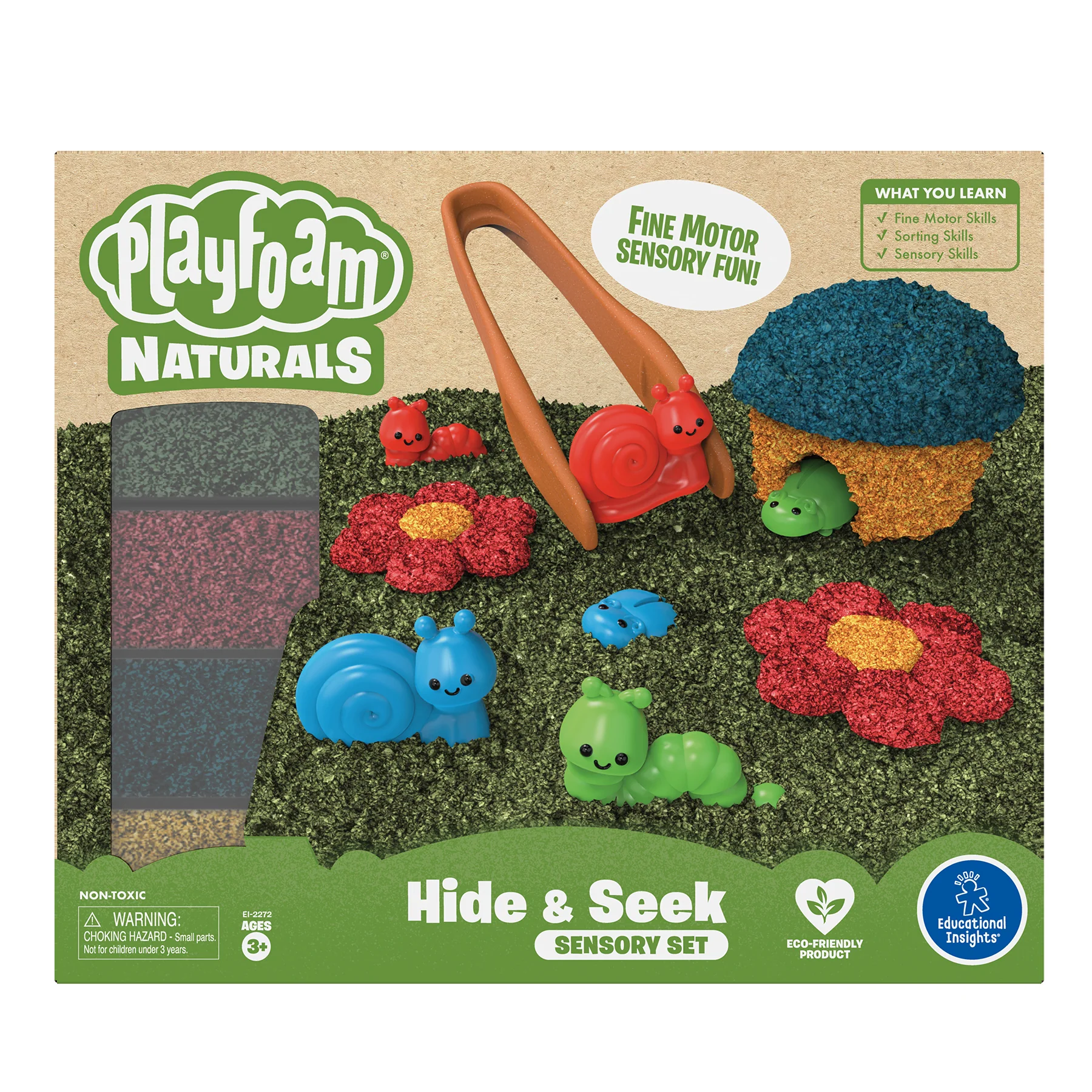 Educational Insights Playfoam® Naturals Hide & Seek Sensory Set - Image 2