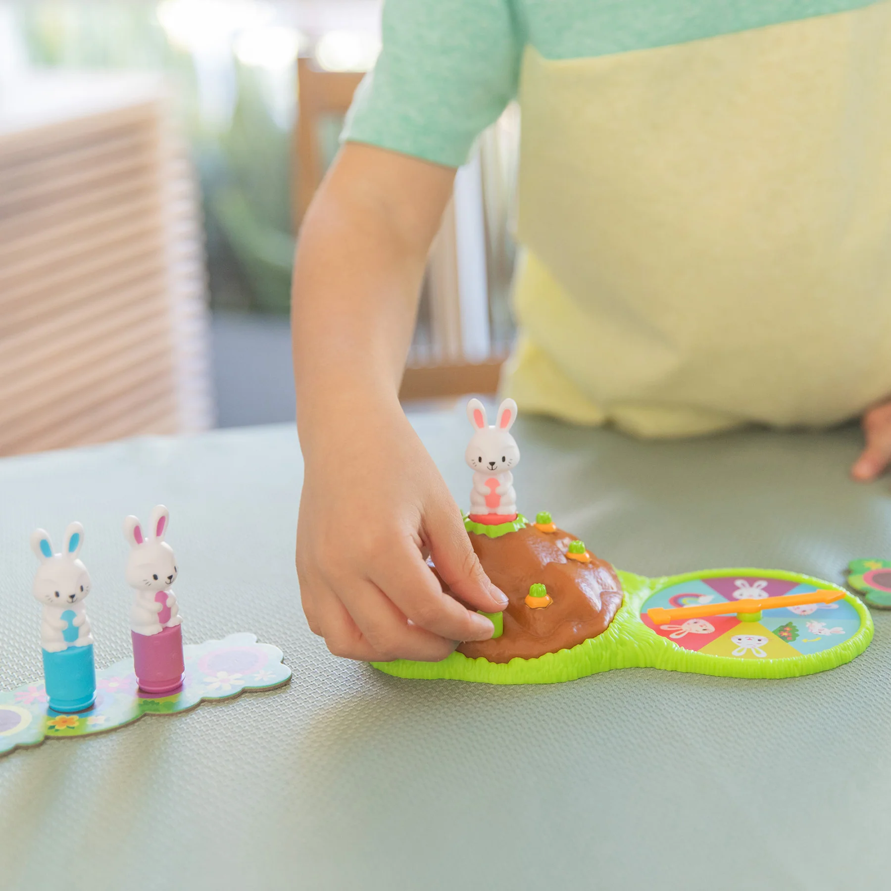 Educational Insights Pop Pop Bunny Hop Interactive Board Game - Image 2