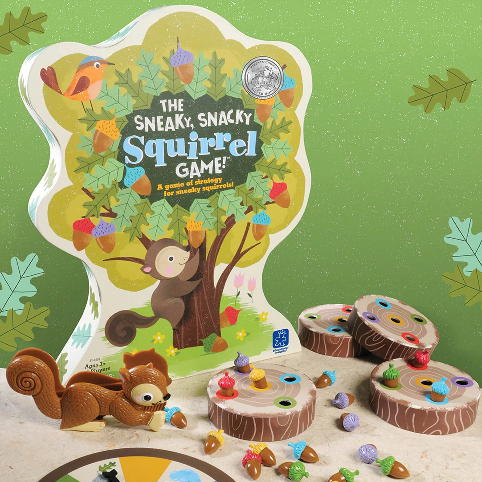 Educational Insights - The Sneaky, Snacky Squirrel Game - Colorful Fun Learning - Image 3